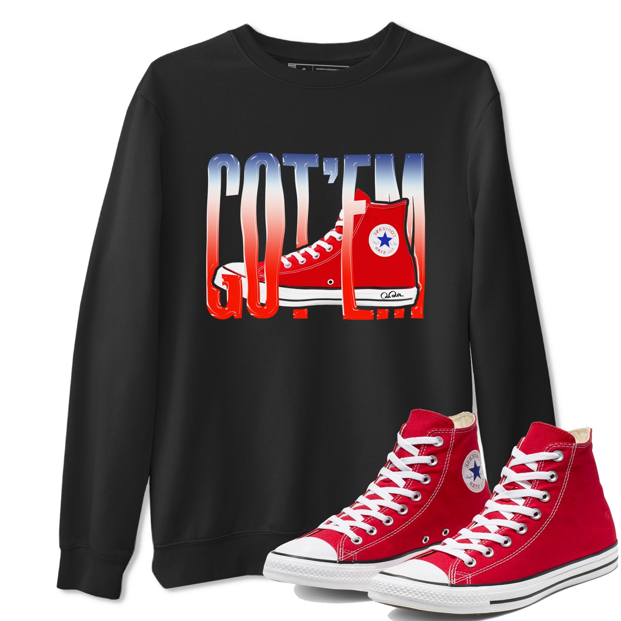Converse High Top Red shirt to match sneakers Wiggling Gotem sneaker tees Shoes Match Converse High Top Red Drip Gear Zone Sneaker Tee Unisex Black 1 T-Shirt