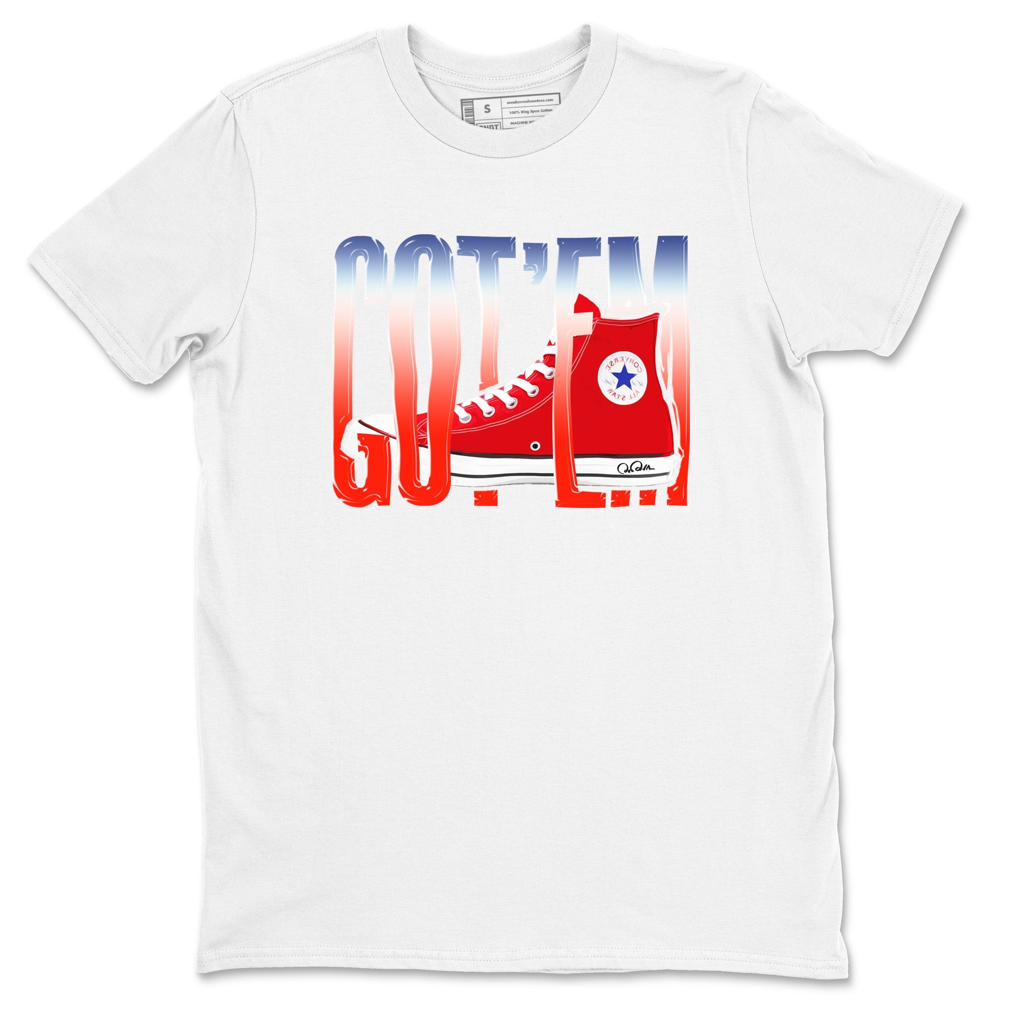 Converse High Top Red shirt to match sneakers Wiggling Gotem sneaker tees Shoes Match Converse High Top Red Drip Gear Zone Sneaker Tee Unisex White 2 T-Shirt