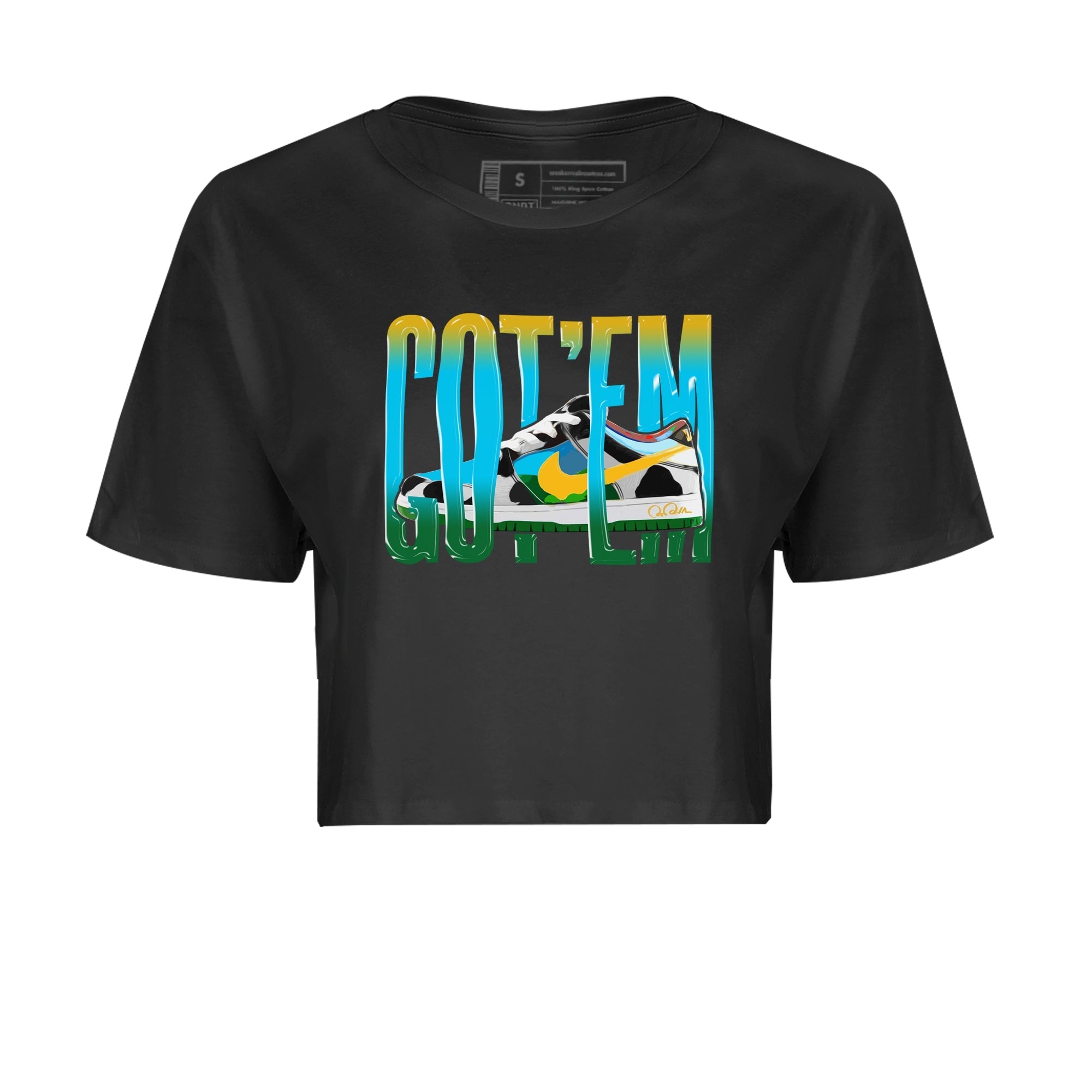 Dunk Chunky Dunky Sneaker Match Tees Wiggling Gotem Streetwear Sneaker Shirt Nike SB Ben's Jerrys Sneaker Release Tees Women's Shirts Black 2