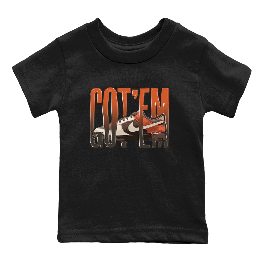 Dunk Red Panda shirt to match jordans Wiggling Gotem sneaker tees Nike Dunk Low Red Panda Drip Gear Zone Sneaker T-Shirts Youth and Baby Black 2 T-Shirt