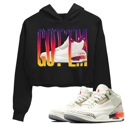 Air Jordan 3 J Balvin shirt to match jordans Wiggling Gottem Streetwear Sneaker Shirt AJ3 Balvin  Drip Gear Zone Sneaker Matching Clothing LGBTQ Gay Pride T-Shirt Black 1 Crop T-Shirt