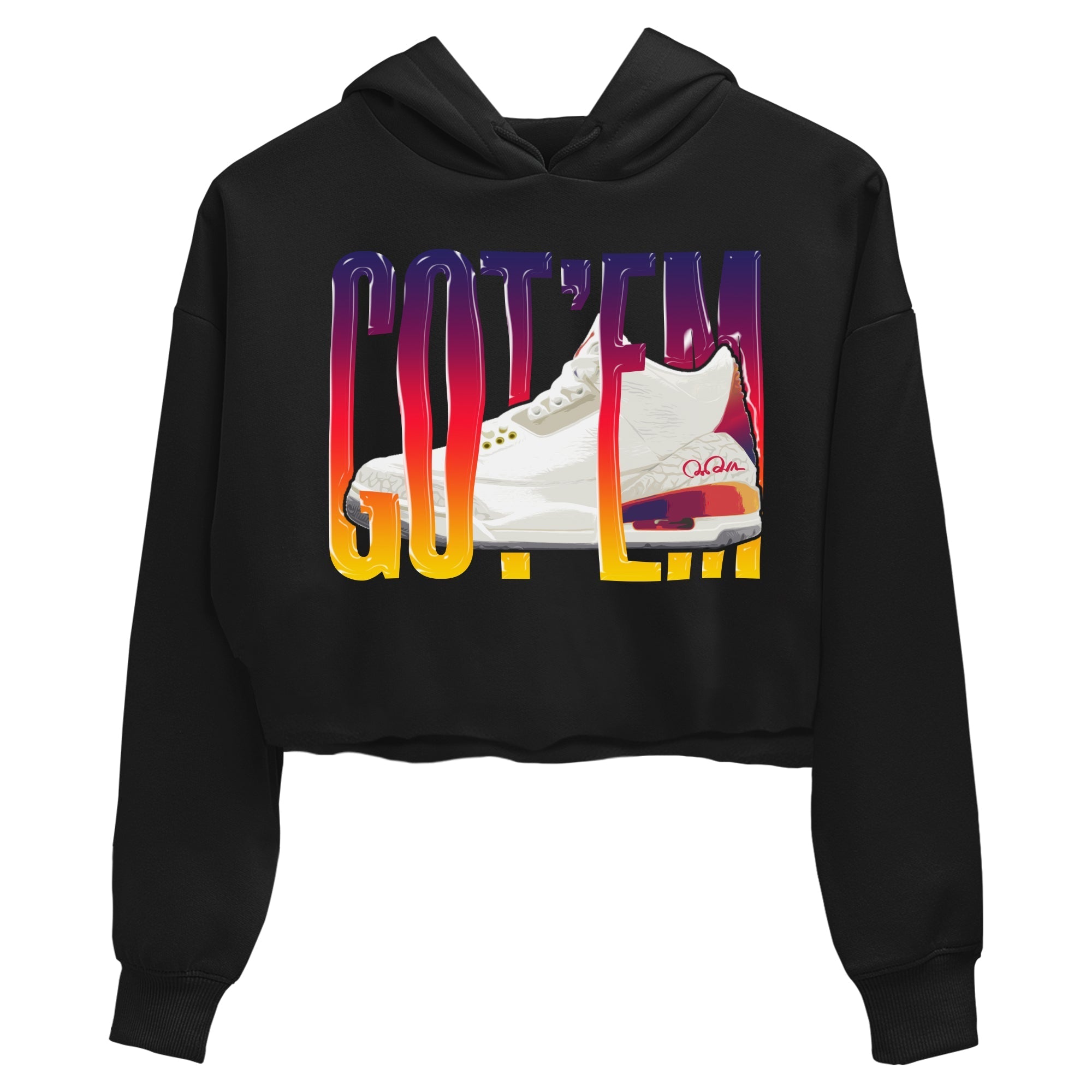 Air Jordan 3 J Balvin shirt to match jordans Wiggling Gottem Streetwear Sneaker Shirt AJ3 Balvin  Drip Gear Zone Sneaker Matching Clothing LGBTQ Gay Pride T-Shirt Black 2 Crop T-Shirt