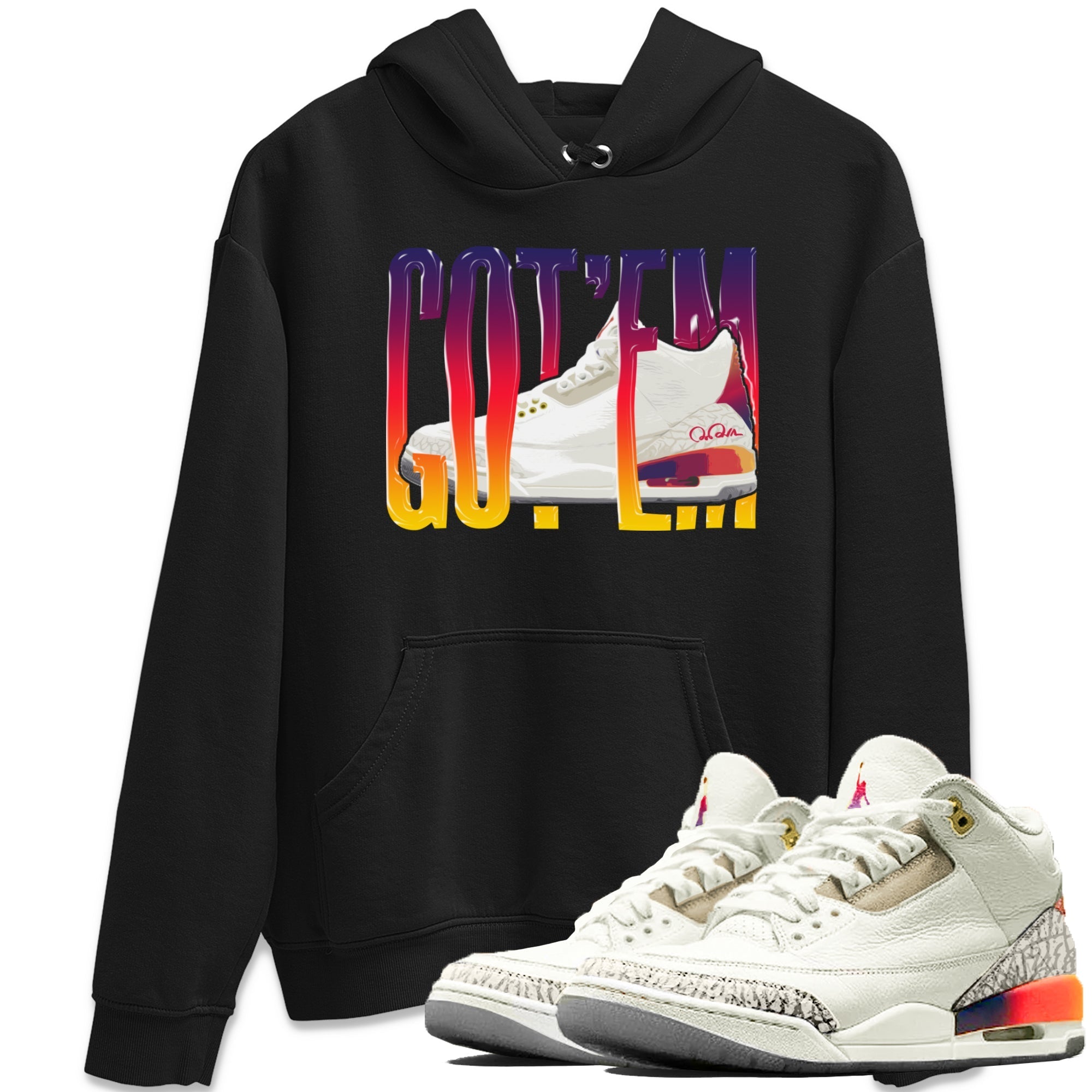Air Jordan 3 J Balvin shirt to match jordans Wiggling Gottem Streetwear Sneaker Shirt AJ3 Balvin  Drip Gear Zone Sneaker Matching Clothing LGBTQ Gay Pride T-Shirt Unisex Black 1 T-Shirt