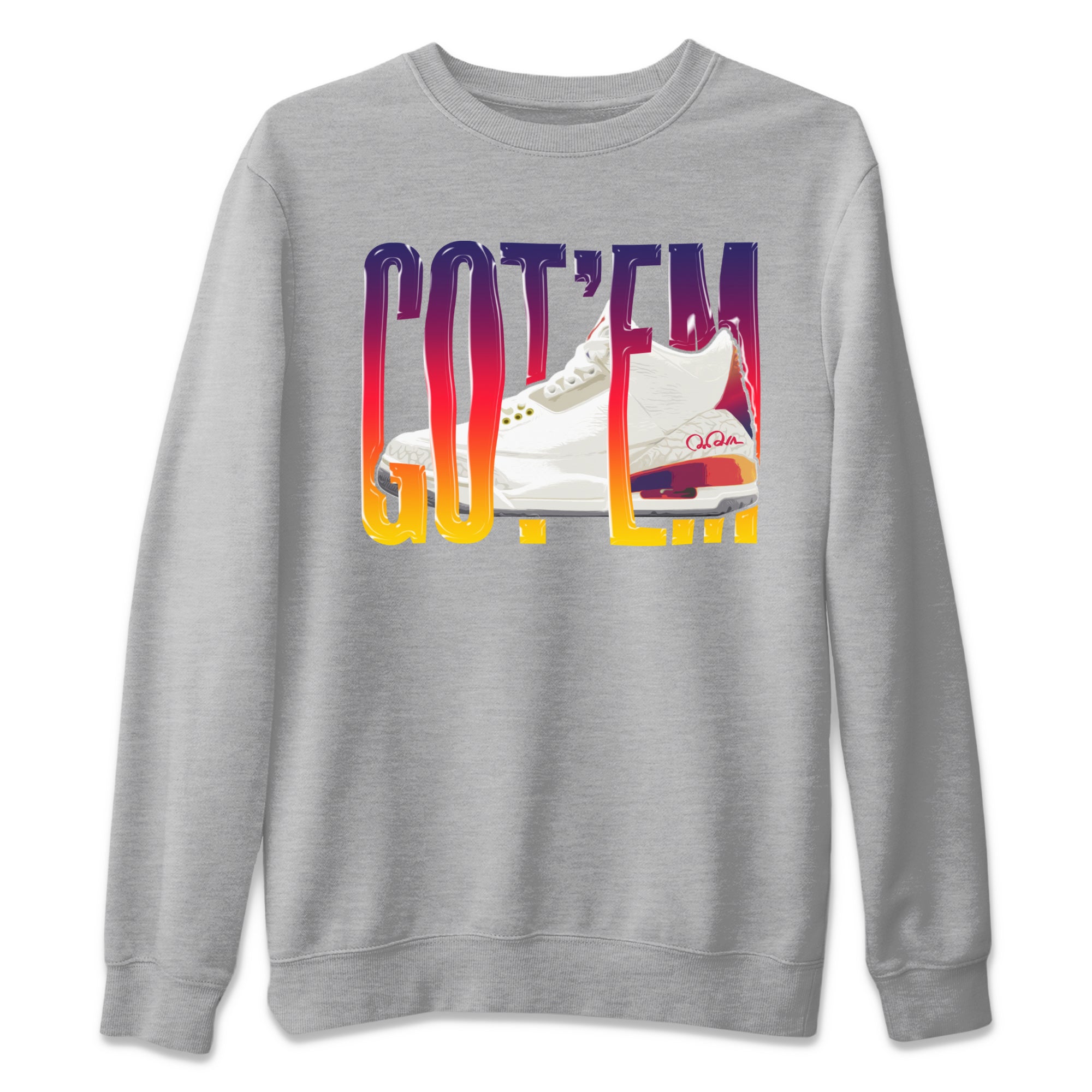 Air Jordan 3 J Balvin shirt to match jordans Wiggling Gottem Streetwear Sneaker Shirt AJ3 Balvin  Drip Gear Zone Sneaker Matching Clothing LGBTQ Gay Pride T-Shirt Unisex Heather Grey 2 T-Shirt