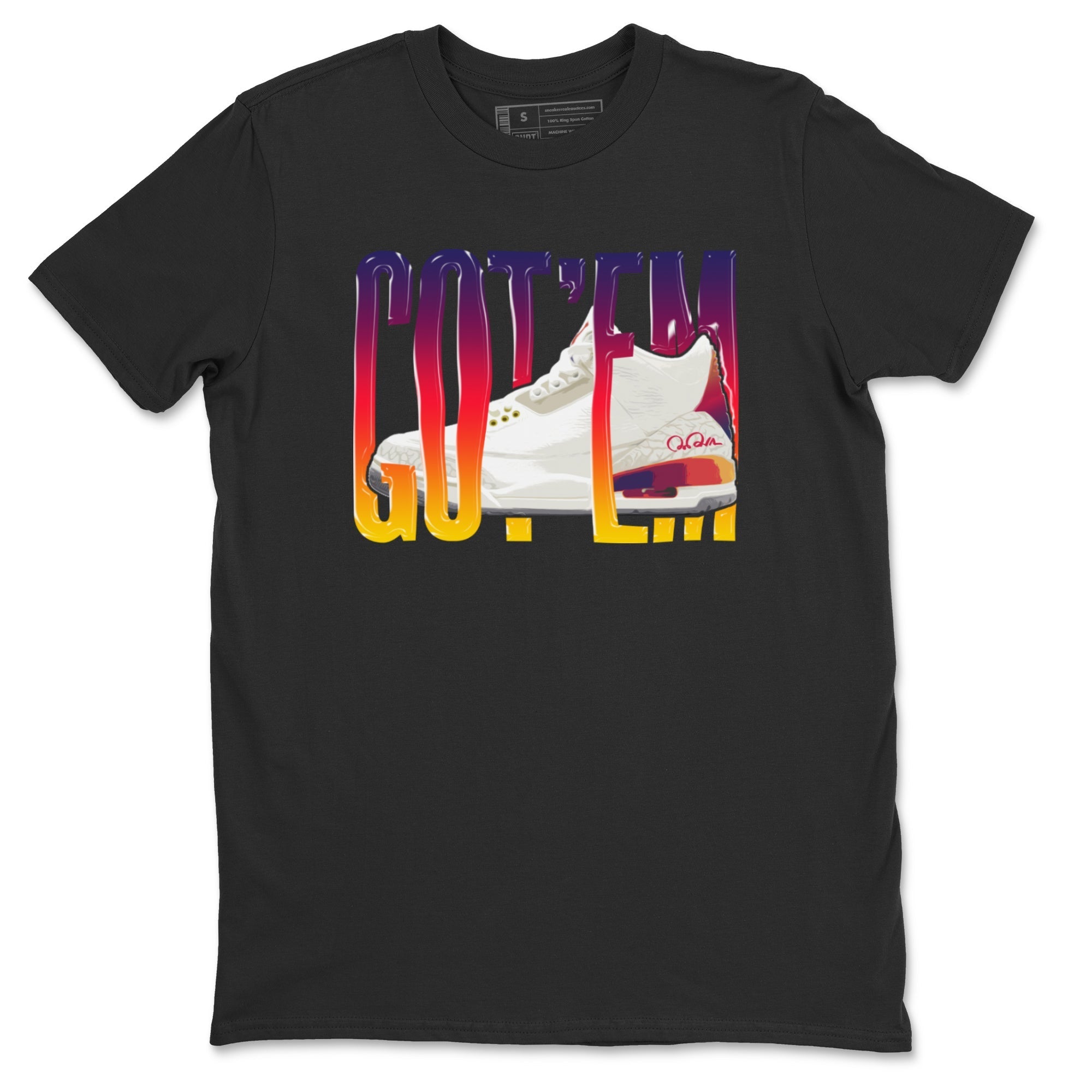 Air Jordan 3 J Balvin shirt to match jordans Wiggling Gottem Streetwear Sneaker Shirt AJ3 Balvin  Drip Gear Zone Sneaker Matching Clothing LGBTQ Gay Pride T-Shirt Unisex Black 2 T-Shirt