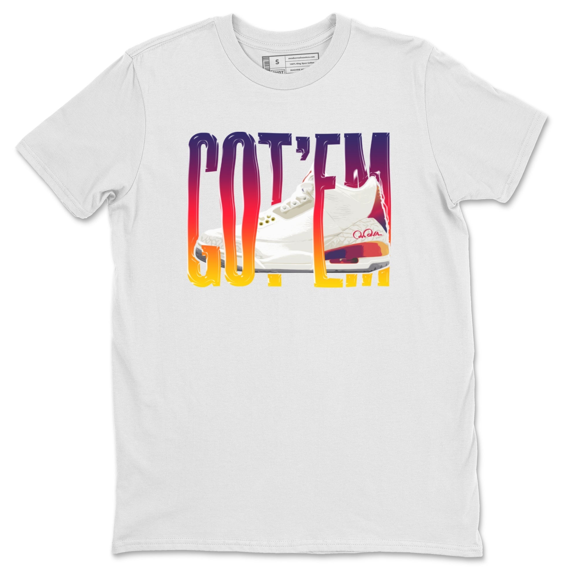 Air Jordan 3 J Balvin shirt to match jordans Wiggling Gottem Streetwear Sneaker Shirt AJ3 Balvin  Drip Gear Zone Sneaker Matching Clothing LGBTQ Gay Pride T-Shirt Unisex White 2 T-Shirt
