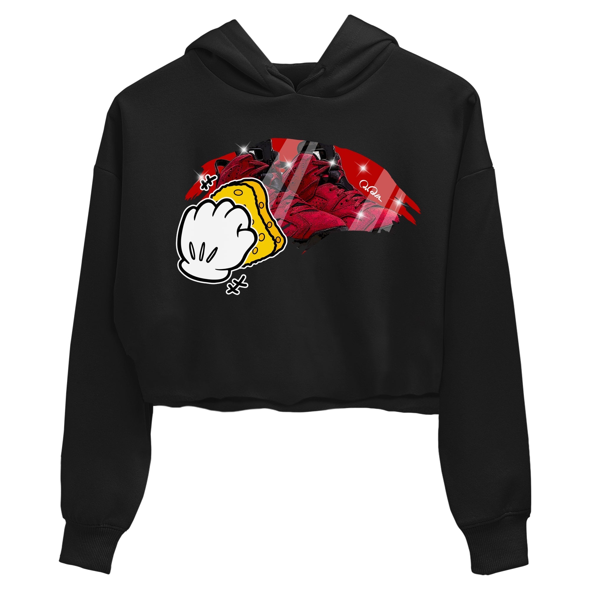 Air Jordan 6 Toro Bravo Sneaker Match Tees Wiping Streetwear Sneaker Shirt AJ6 Toro Bravo Sneaker Release Tees Women's Shirts Black 2