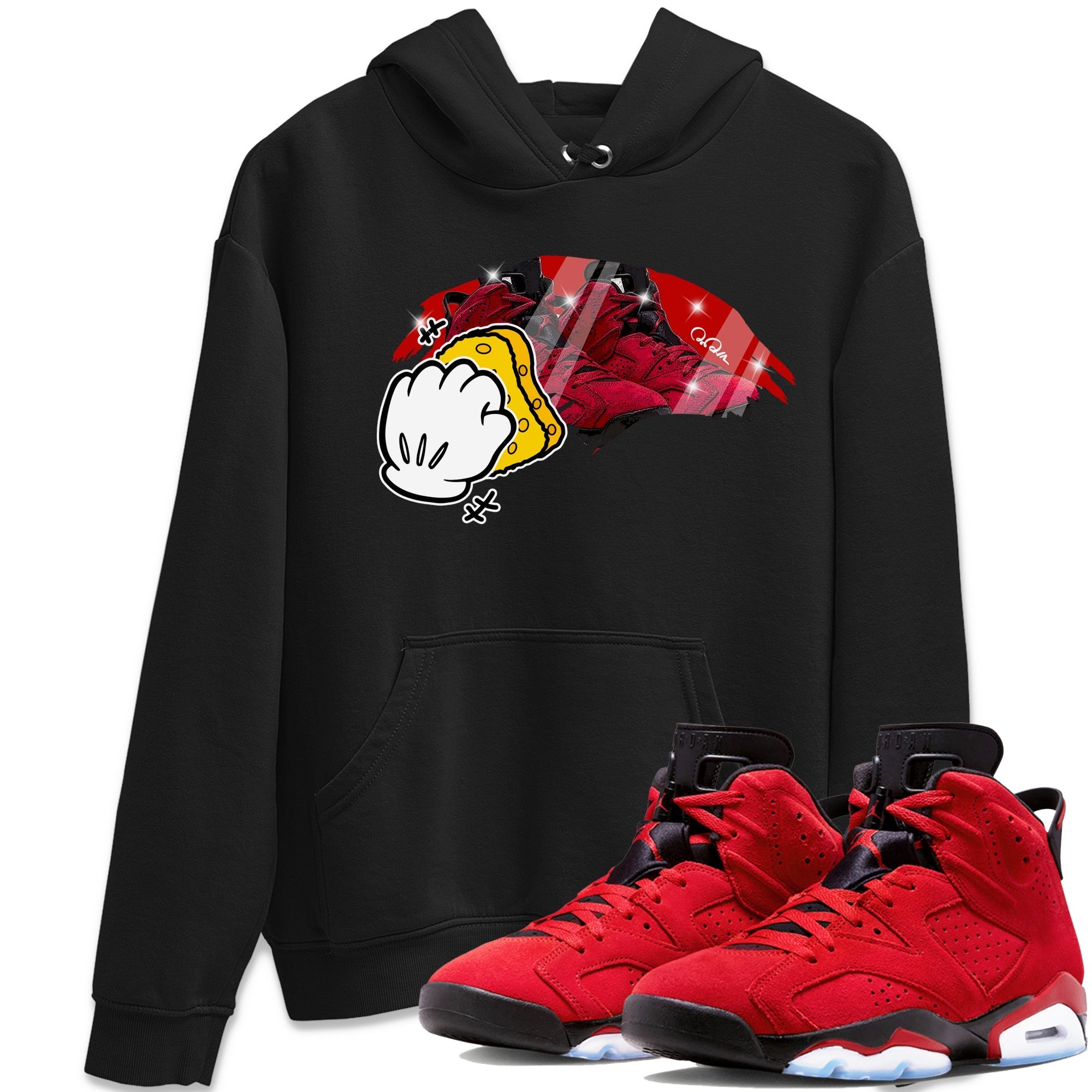 Air Jordan 6 Toro Bravo Sneaker Match Tees Wiping Streetwear Sneaker Shirt AJ6 Toro Bravo Sneaker Release Tees Unisex Shirts Black 1