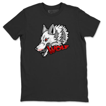 Air Jordan 13 Wolf Grey Sneaker Match Tees Wolf Head Sneaker Tees AJ13 Wolf Grey Sneaker Release Tees Unisex Shirts Black 2