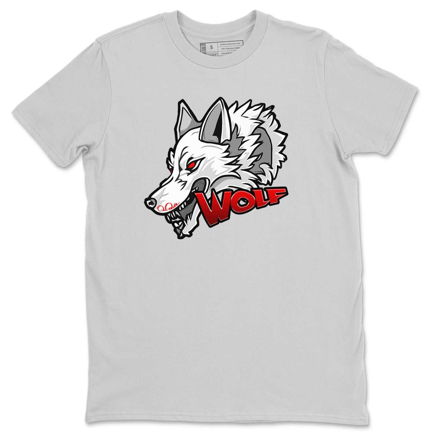 Air Jordan 13 Wolf Grey Sneaker Match Tees Wolf Head Sneaker Tees AJ13 Wolf Grey Sneaker Release Tees Unisex Shirts Silver 2