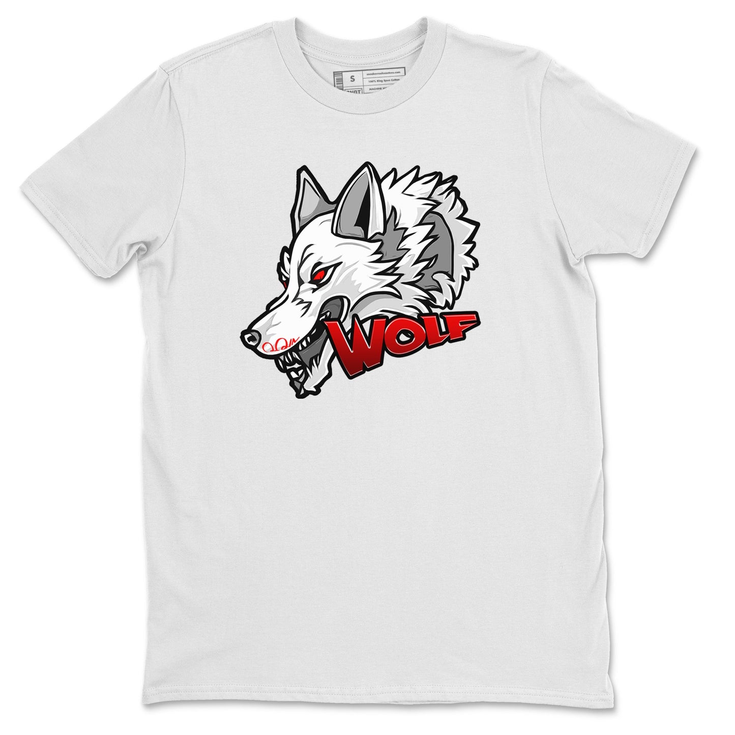 Air Jordan 13 Wolf Grey Sneaker Match Tees Wolf Head Sneaker Tees AJ13 Wolf Grey Sneaker Release Tees Unisex Shirts White 2