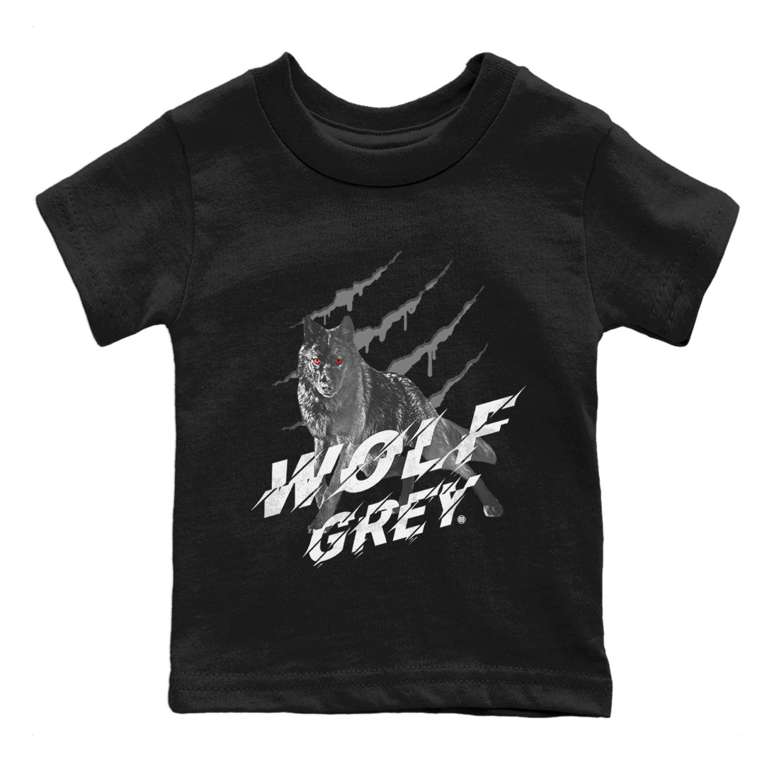 Air Jordan 13 Wolf Grey Wolf Scratch Baby and Kids Sneaker Tees Air Jordan 13 Wolf Grey Kids Sneaker Tees Washing and Care Tip