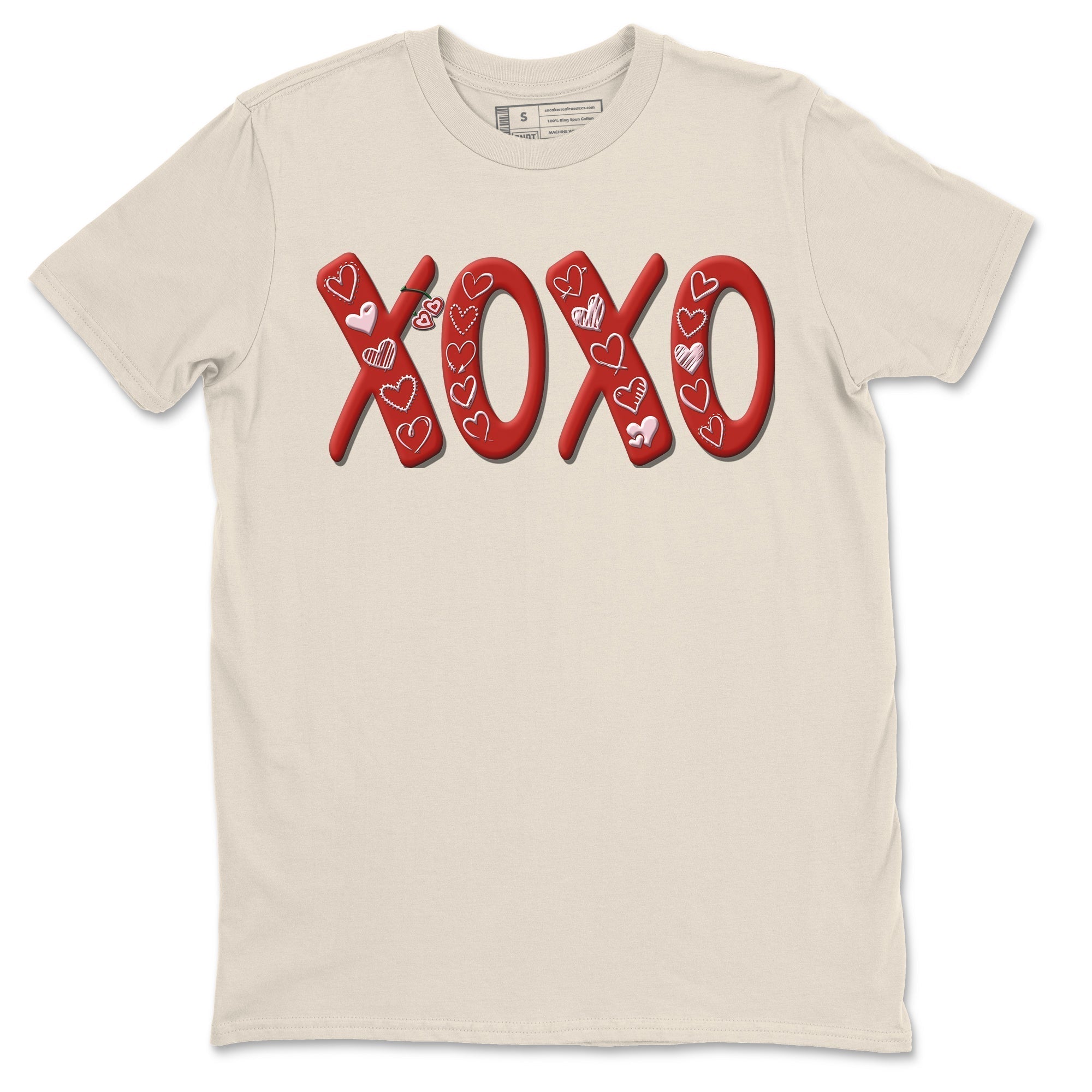 Air Force 1 Valentines Day Sneaker Match Tees XOXO Sneaker Tees Air Force 1 Valentines Day Jordan to match sneaker T-Shirt Crew Neck Shirts