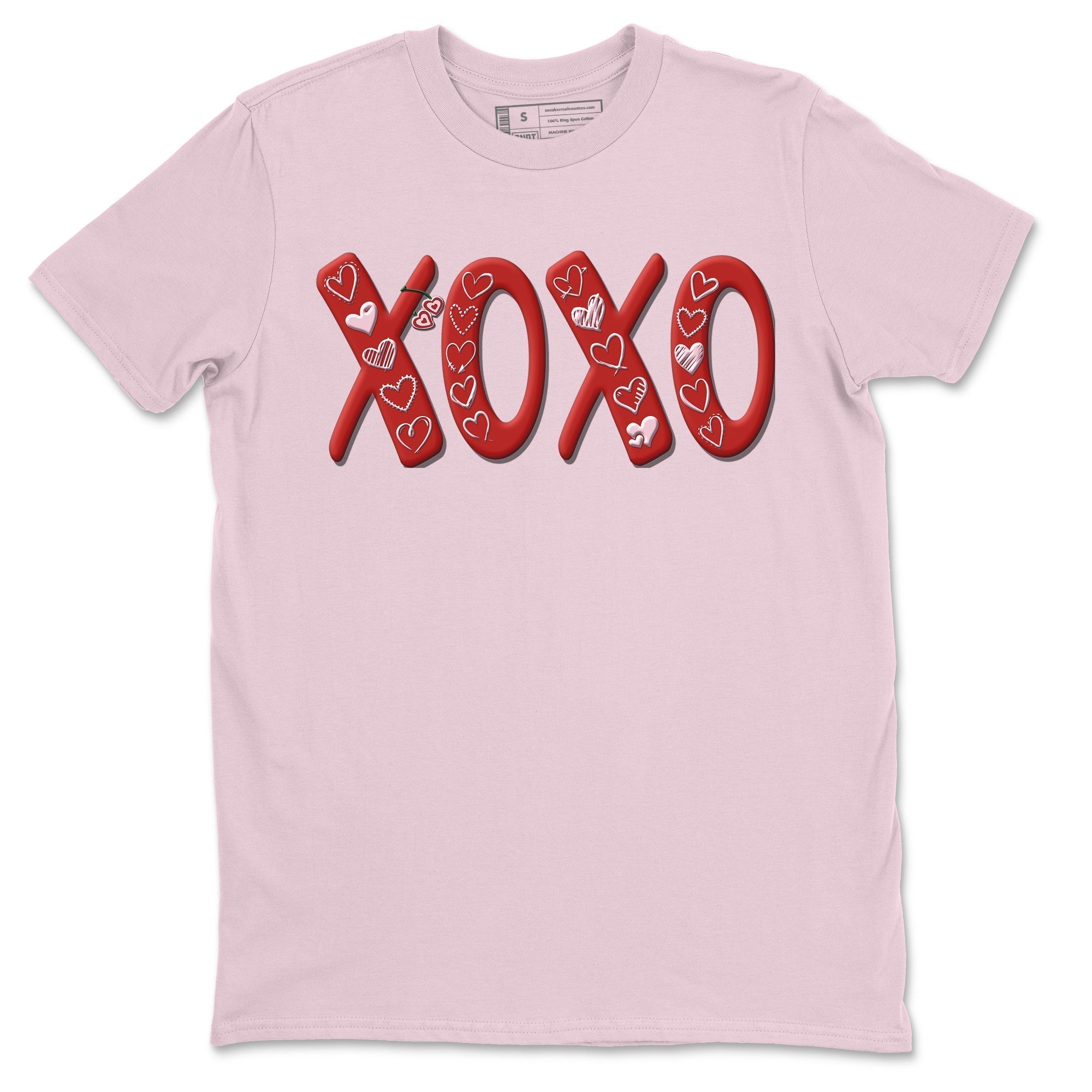 Air Force 1 Valentines Day Sneaker Match Tees XOXO Sneaker Tees Air Force 1 Valentines Day Jordan to match sneaker T-Shirt Crew Neck Shirts