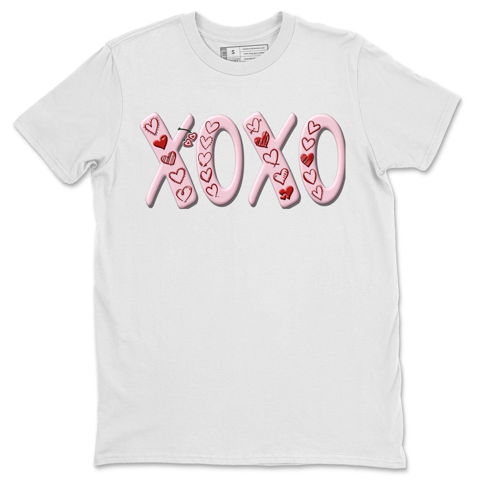 Air Force 1 Valentines Day Sneaker Match Tees XOXO Sneaker Tees Air Force 1 Valentines Day Jordan to match sneaker T-Shirt Crew Neck Shirts