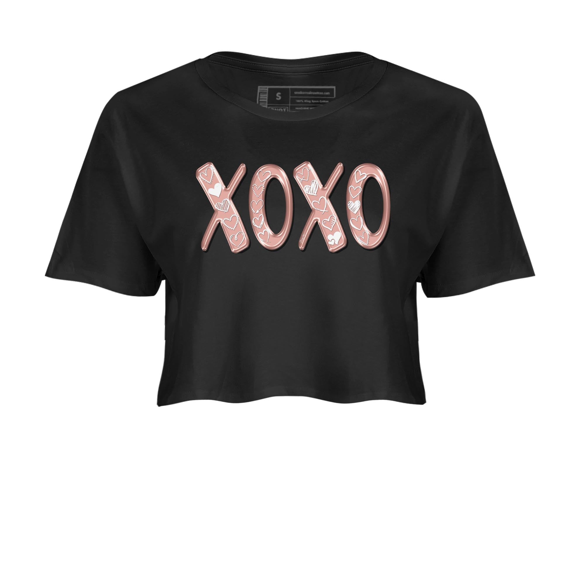 Nike Dunks Low Rose Whisper shirt to match jordans XOXO Streetwear Sneaker Shirt Nike Dunk Rose Whisper Drip Gear Zone Sneaker Matching Clothing Black 2 Crop T-Shirt