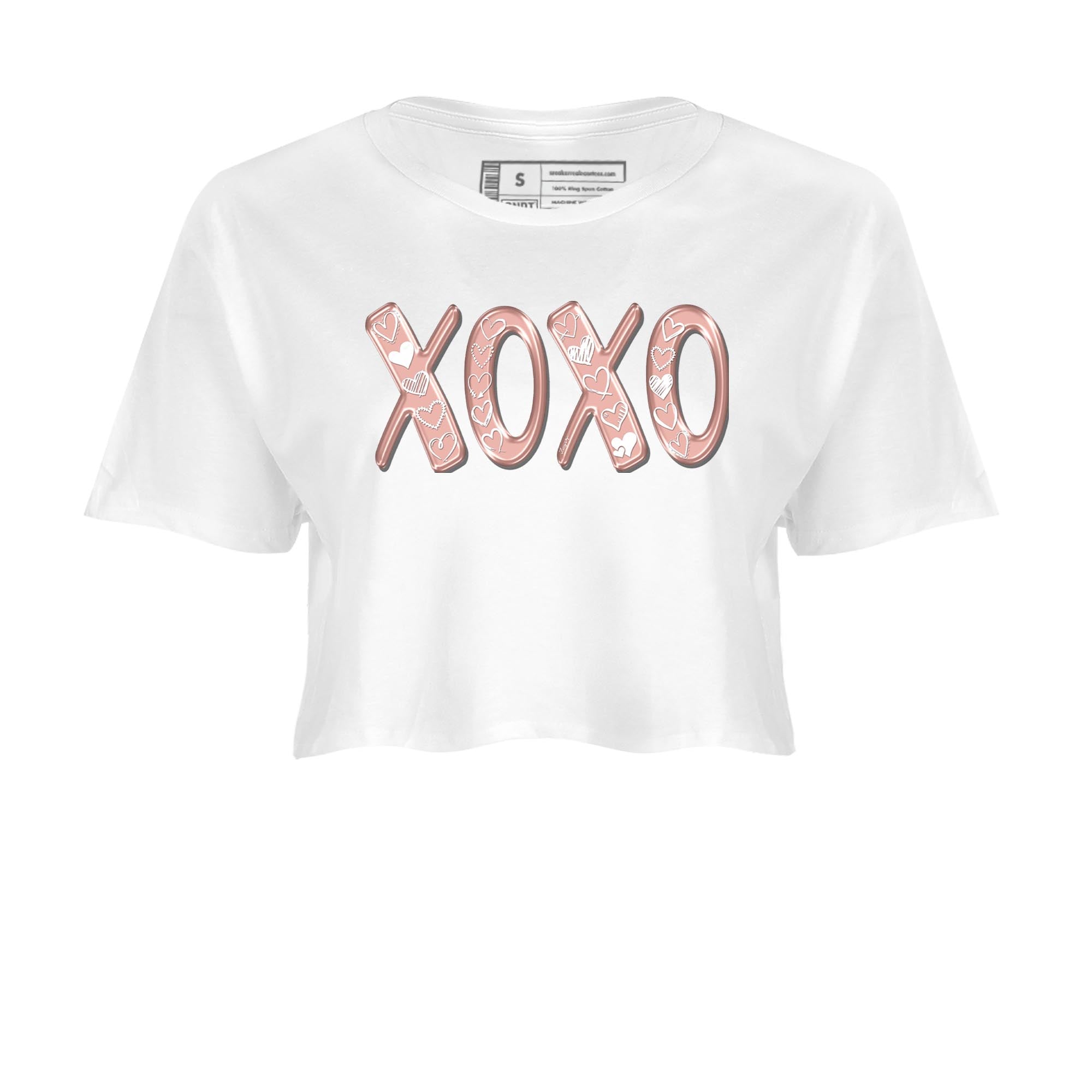 Nike Dunks Low Rose Whisper shirt to match jordans XOXO Streetwear Sneaker Shirt Nike Dunk Rose Whisper Drip Gear Zone Sneaker Matching Clothing White 2 Crop T-Shirt
