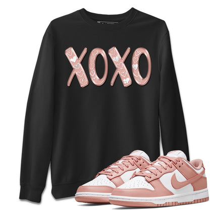 Nike Dunks Low Rose Whisper shirt to match jordans XOXO Streetwear Sneaker Shirt Nike Dunk Rose Whisper Drip Gear Zone Sneaker Matching Clothing Unisex Black 1 T-Shirt