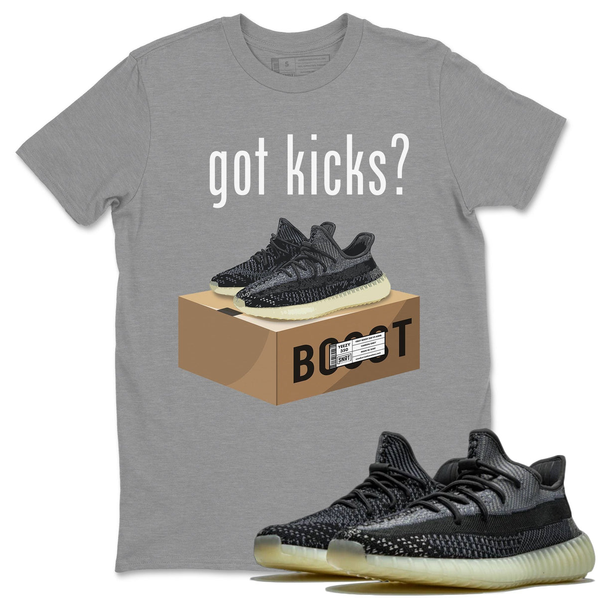 Yeezy 350 Carbon Asriel Shirt To Match Jordans Got Kicks Sneaker Tees Yeezy 350 Carbon Asriel Drip Gear Zone Sneaker Matching Clothing Unisex Shirts