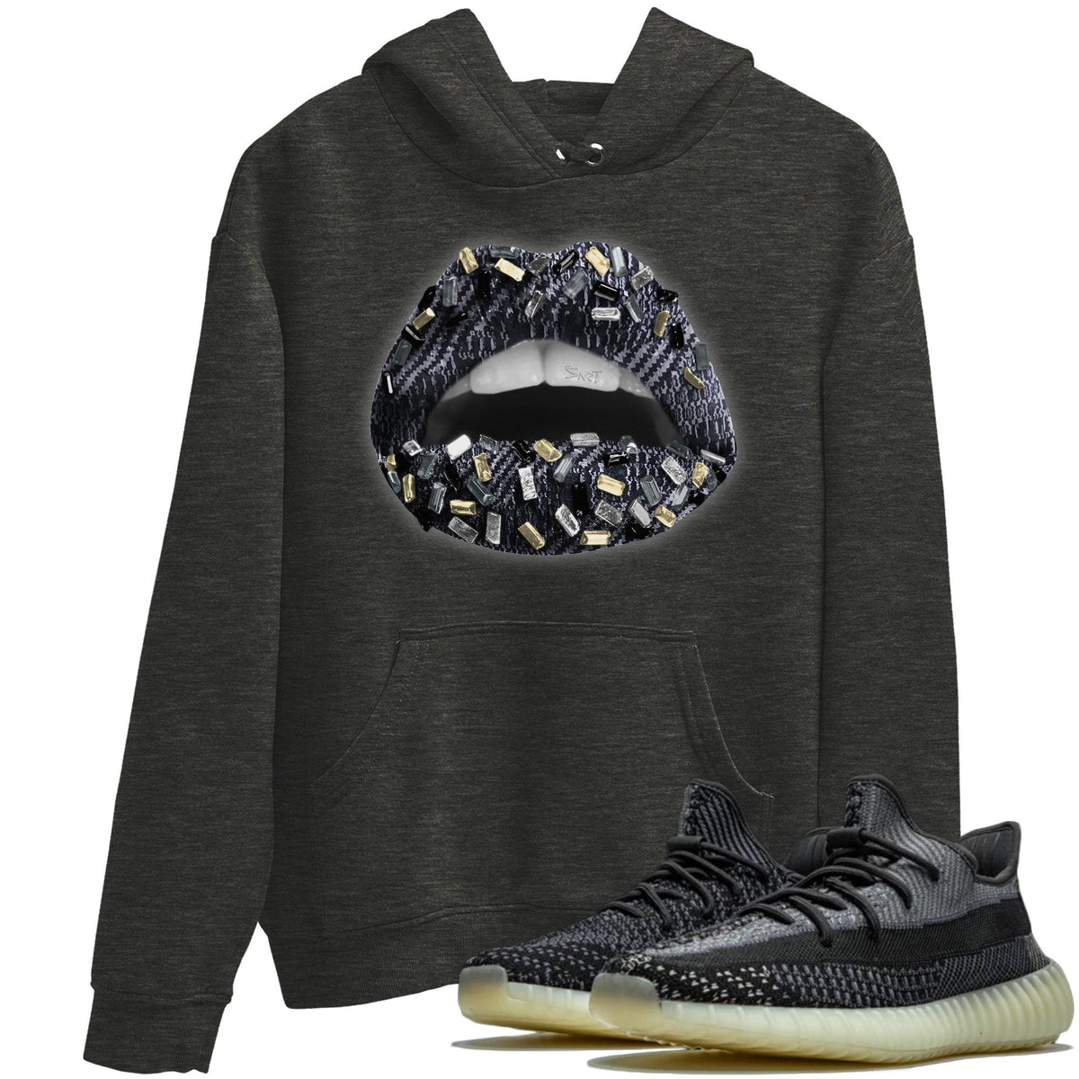 Yeezy 350 Carbon Asriel Shirt To Match Jordans Lips Jewel Sneaker Tees Yeezy 350 Carbon Asriel Drip Gear Zone Sneaker Matching Clothing Unisex Shirts