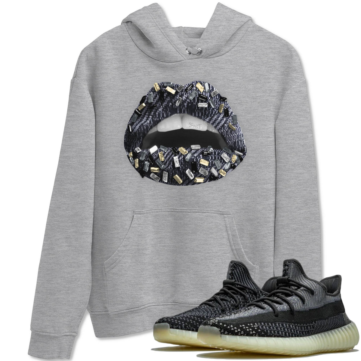 Yeezy 350 Carbon Asriel Shirt To Match Jordans Lips Jewel Sneaker Tees Yeezy 350 Carbon Asriel Drip Gear Zone Sneaker Matching Clothing Unisex Shirts