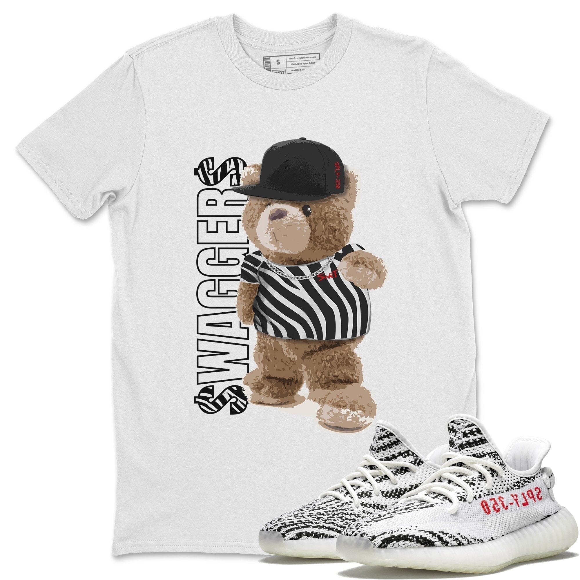 Yeezy 350 Zebra Shirt To Match Jordans Bear Swaggers Sneaker Tees Yeezy 350 Zebra Drip Gear Zone Sneaker Matching Clothing Unisex Shirts