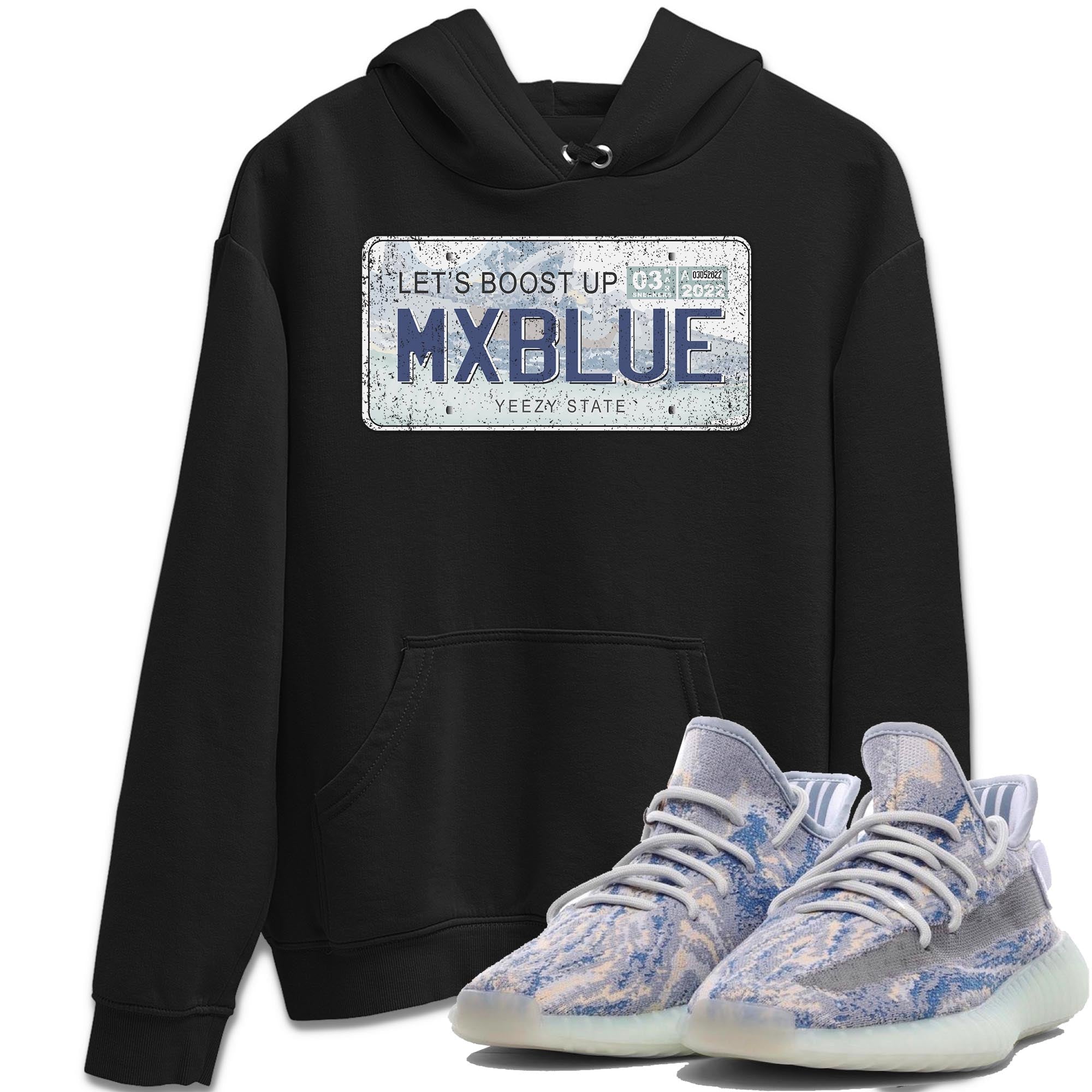 Yeezy 350 MX Blue Shirt To Match Jordans Yeezy Plate Sneaker Tees Yeezy 350 MX Blue Drip Gear Zone Sneaker Matching Clothing Unisex Shirts