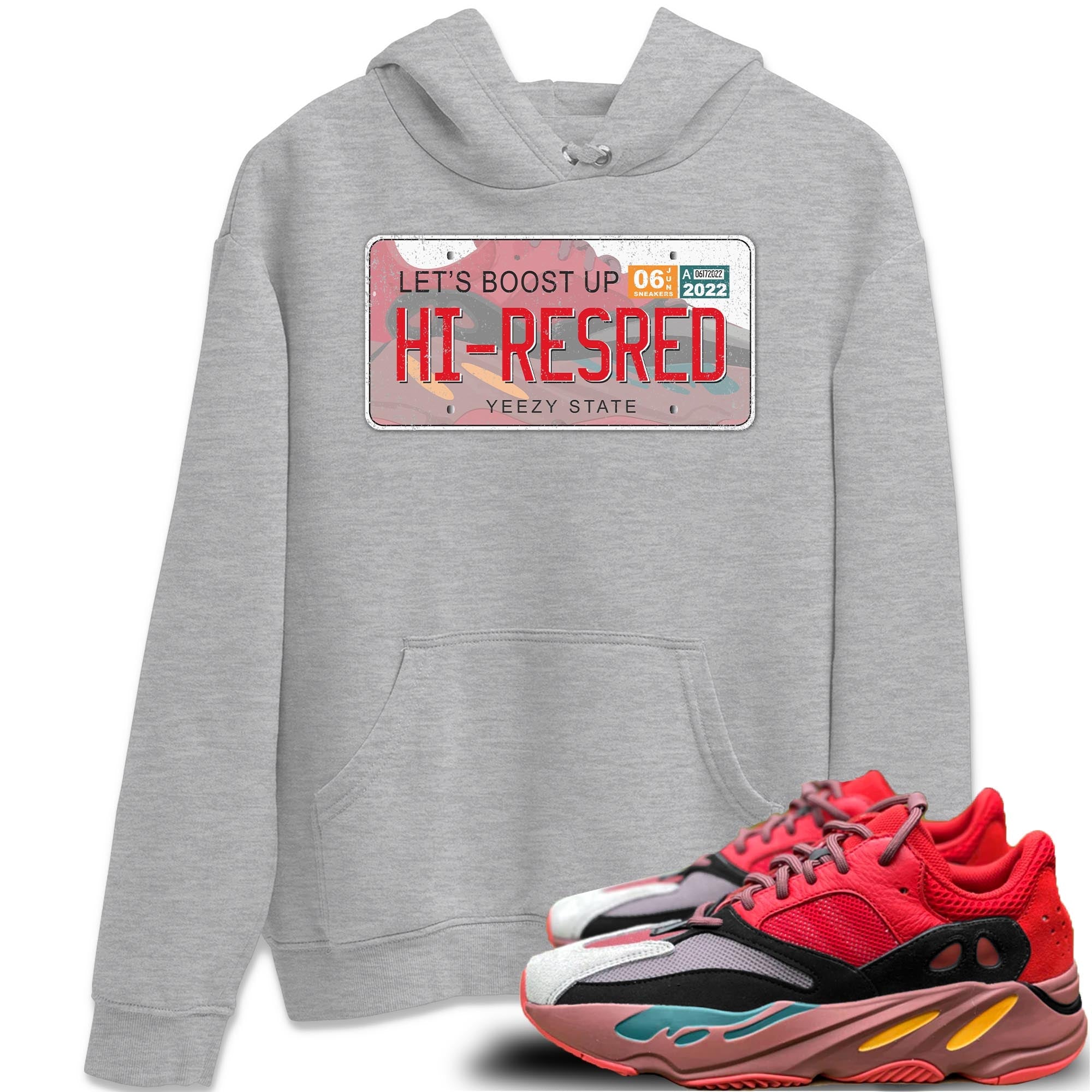 Yeezy 700 Hi-Res Red Shirt To Match Jordans Yeezy Plate Sneaker Tees Yeezy 700 Hi-Res Red Drip Gear Zone Sneaker Matching Clothing Unisex Shirts