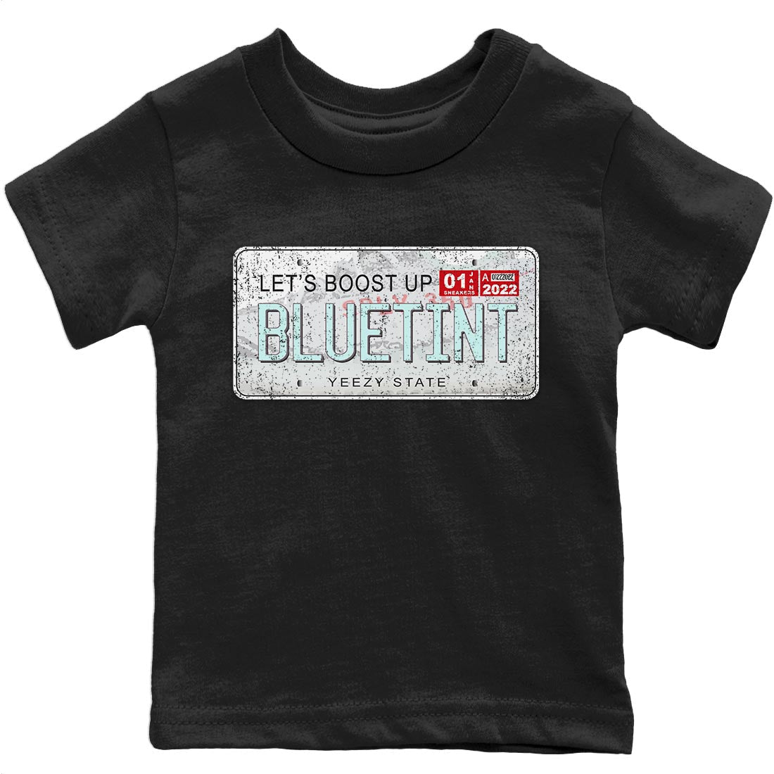 Yeezy 350 Blue Tint Shirt To Match Jordans Yeezy Plate Sneaker Tees Yeezy 350 Blue Tint Drip Gear Zone Sneaker Matching Clothing Kids Shirts