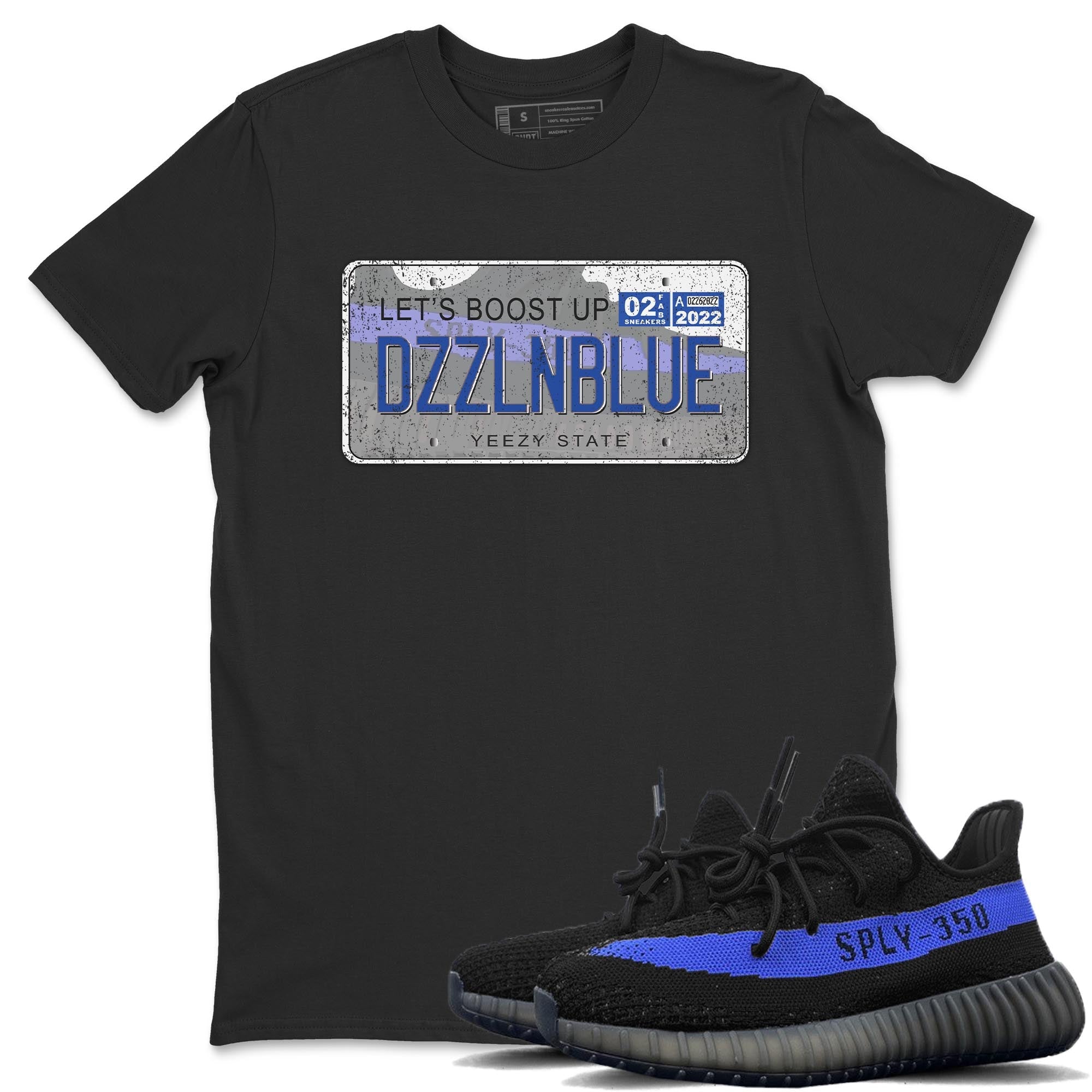 Yeezy 350 Dazzling Blue Shirt To Match Jordans Yeezy Plate Sneaker Tees Yeezy 350 Dazzling Blue Drip Gear Zone Sneaker Matching Clothing Unisex Shirts