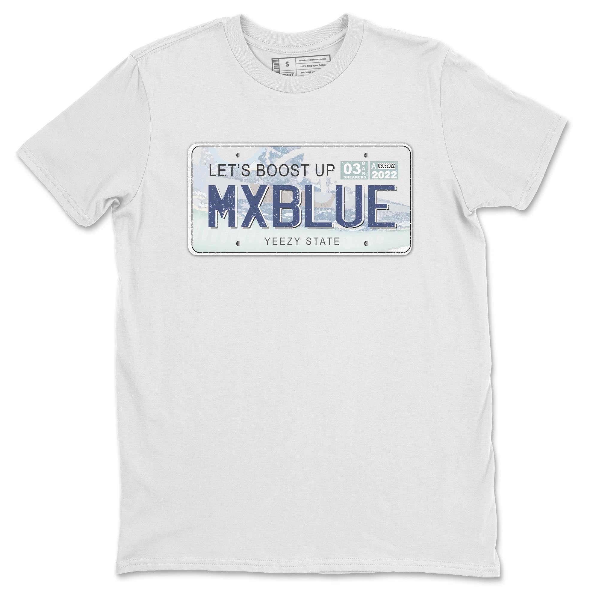 Yeezy 350 MX Blue Shirt To Match Jordans Yeezy Plate Sneaker Tees Yeezy 350 MX Blue Drip Gear Zone Sneaker Matching Clothing Unisex Shirts