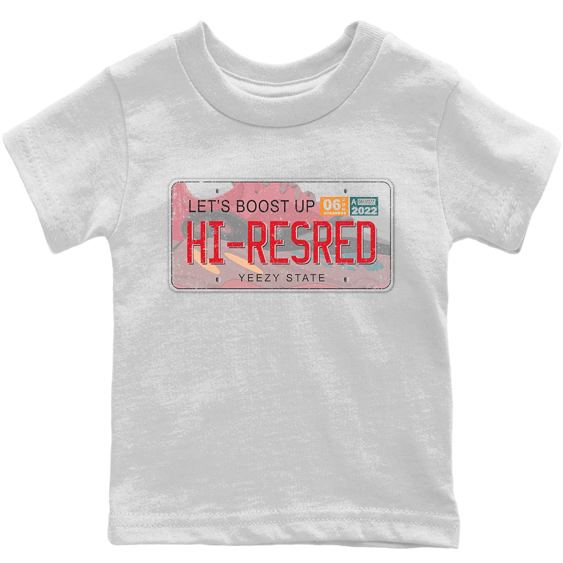 Yeezy 700 Hi-Res Red Shirt To Match Jordans Yeezy Plate Sneaker Tees Yeezy 700 Hi-Res Red Drip Gear Zone Sneaker Matching Clothing Kids Shirts