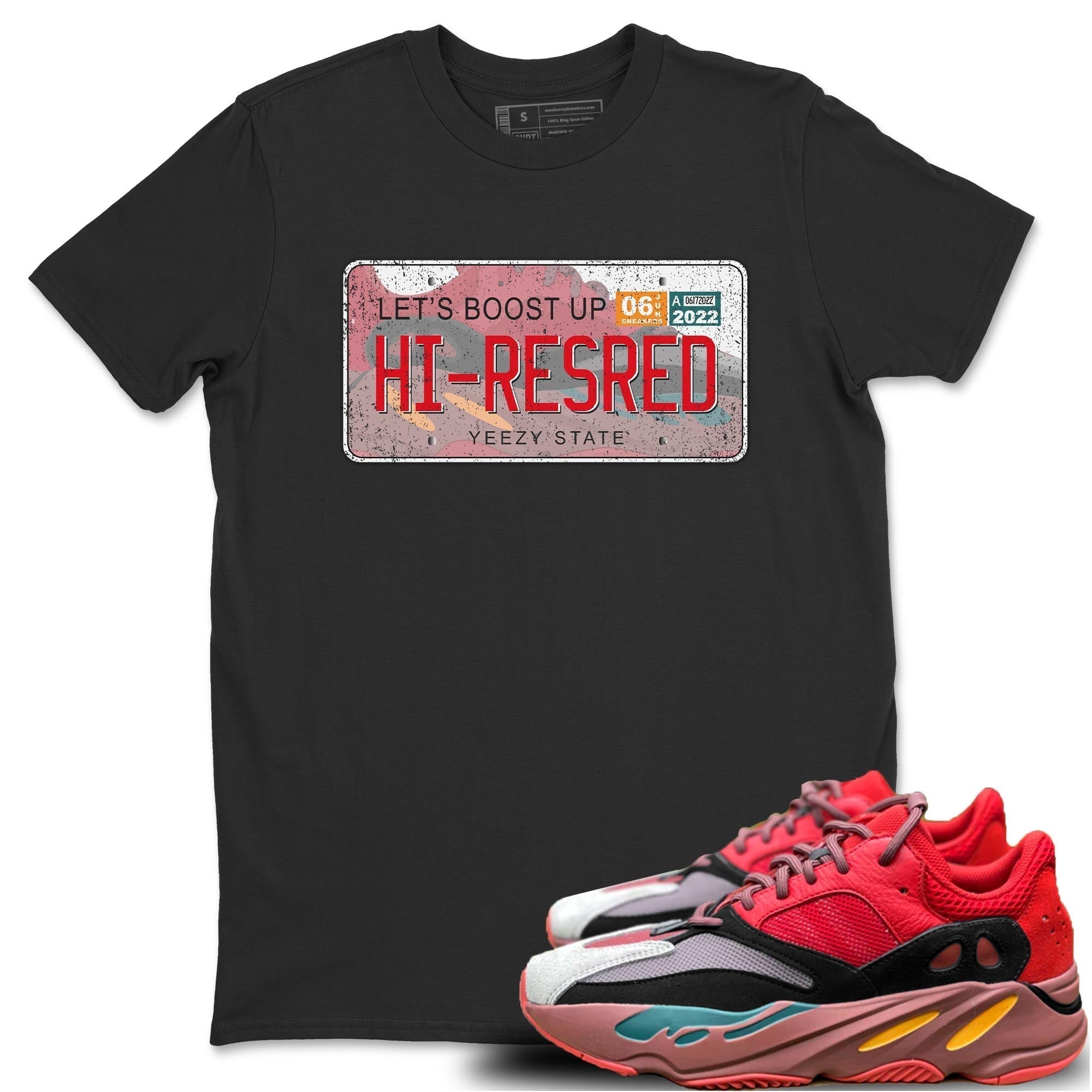 Yeezy 700 Hi-Res Red Shirt To Match Jordans Yeezy Plate Sneaker Tees Yeezy 700 Hi-Res Red Drip Gear Zone Sneaker Matching Clothing Unisex Shirts
