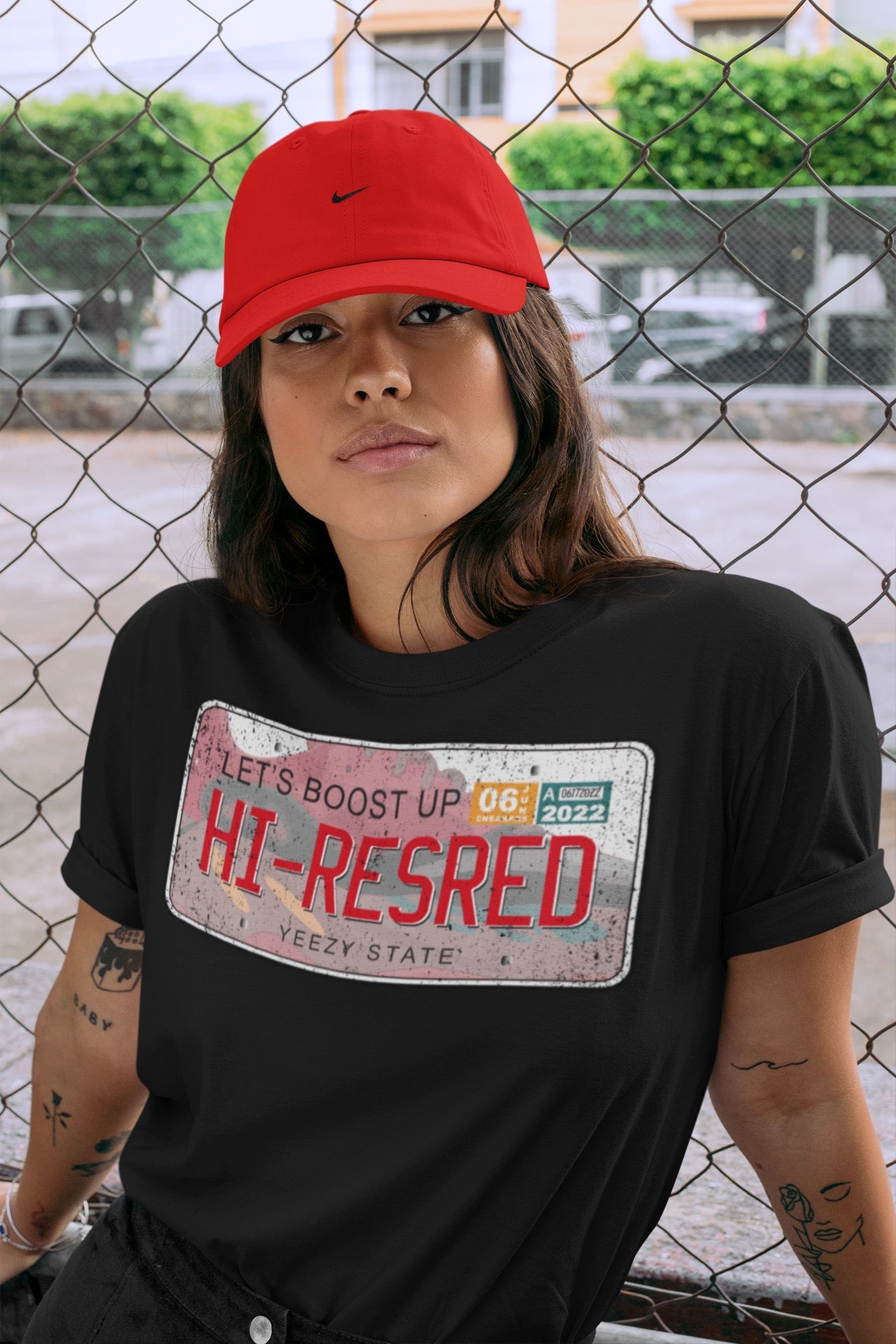 Yeezy 700 Hi-Res Red Shirt To Match Jordans Yeezy Plate Sneaker Tees Yeezy 700 Hi-Res Red Drip Gear Zone Sneaker Matching Clothing Unisex Shirts