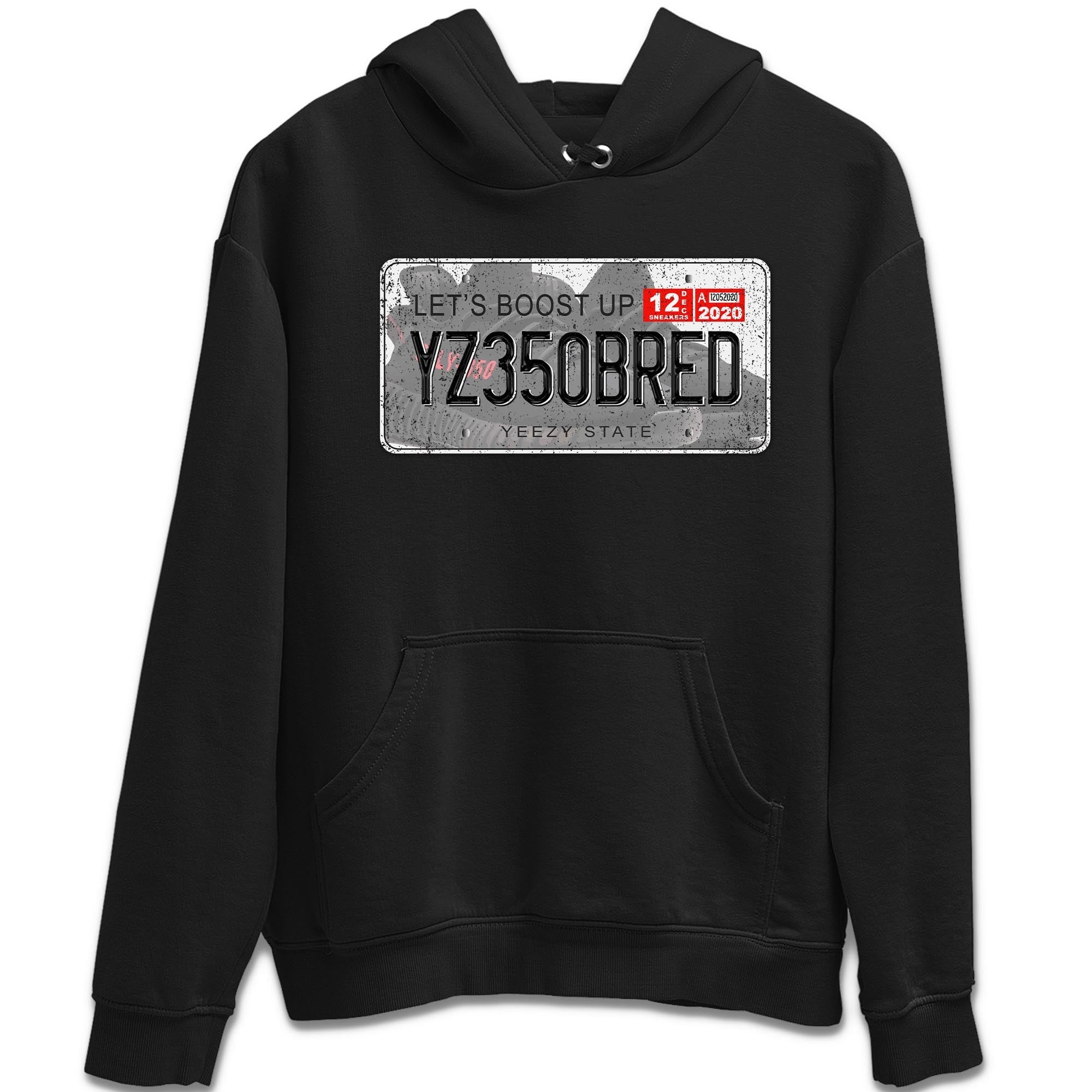Yeezy 350 Bred shirt to match jordans Yeezy Plate Streetwear Sneaker Shirt Yeezy Boost 350 V2 Bred Drip Gear Zone Sneaker Matching Clothing Unisex Black 2 T-Shirt
