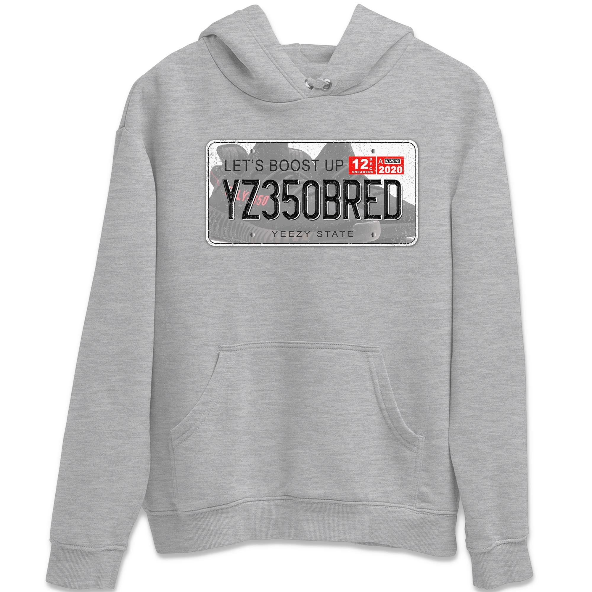 Yeezy 350 Bred shirt to match jordans Yeezy Plate Streetwear Sneaker Shirt Yeezy Boost 350 V2 Bred Drip Gear Zone Sneaker Matching Clothing Unisex Heather Grey 2 T-Shirt