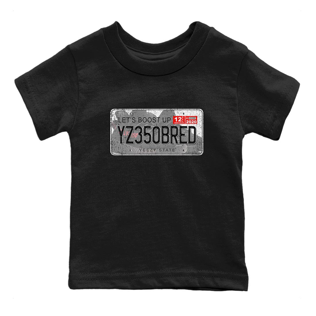 Yeezy 350 Bred shirt to match jordans Yeezy Plate Streetwear Sneaker Shirt Yeezy Boost 350 V2 Bred Drip Gear Zone Sneaker Matching Clothing Baby Toddler Black 2 T-Shirt