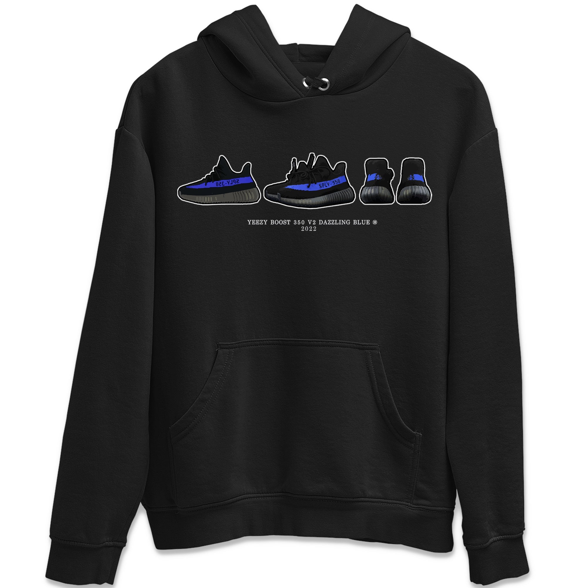 Yeezy 350 Dazzling Blue Shirt To Match Jordans Yeezy Prelude Sneaker Tees Yeezy 350 Dazzling Blue Drip Gear Zone Sneaker Matching Clothing Unisex Shirts