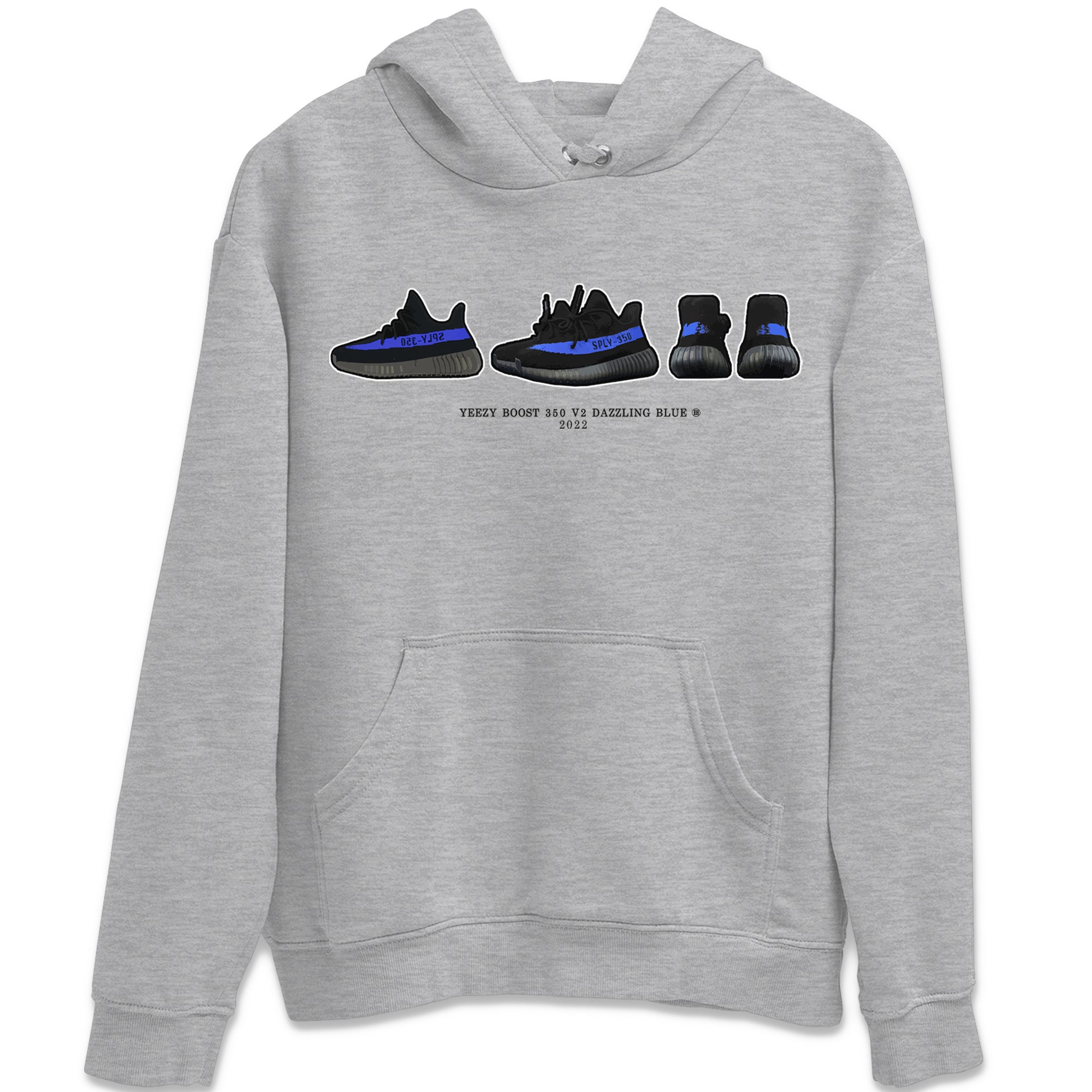Yeezy 350 Dazzling Blue Shirt To Match Jordans Yeezy Prelude Sneaker Tees Yeezy 350 Dazzling Blue Drip Gear Zone Sneaker Matching Clothing Unisex Shirts