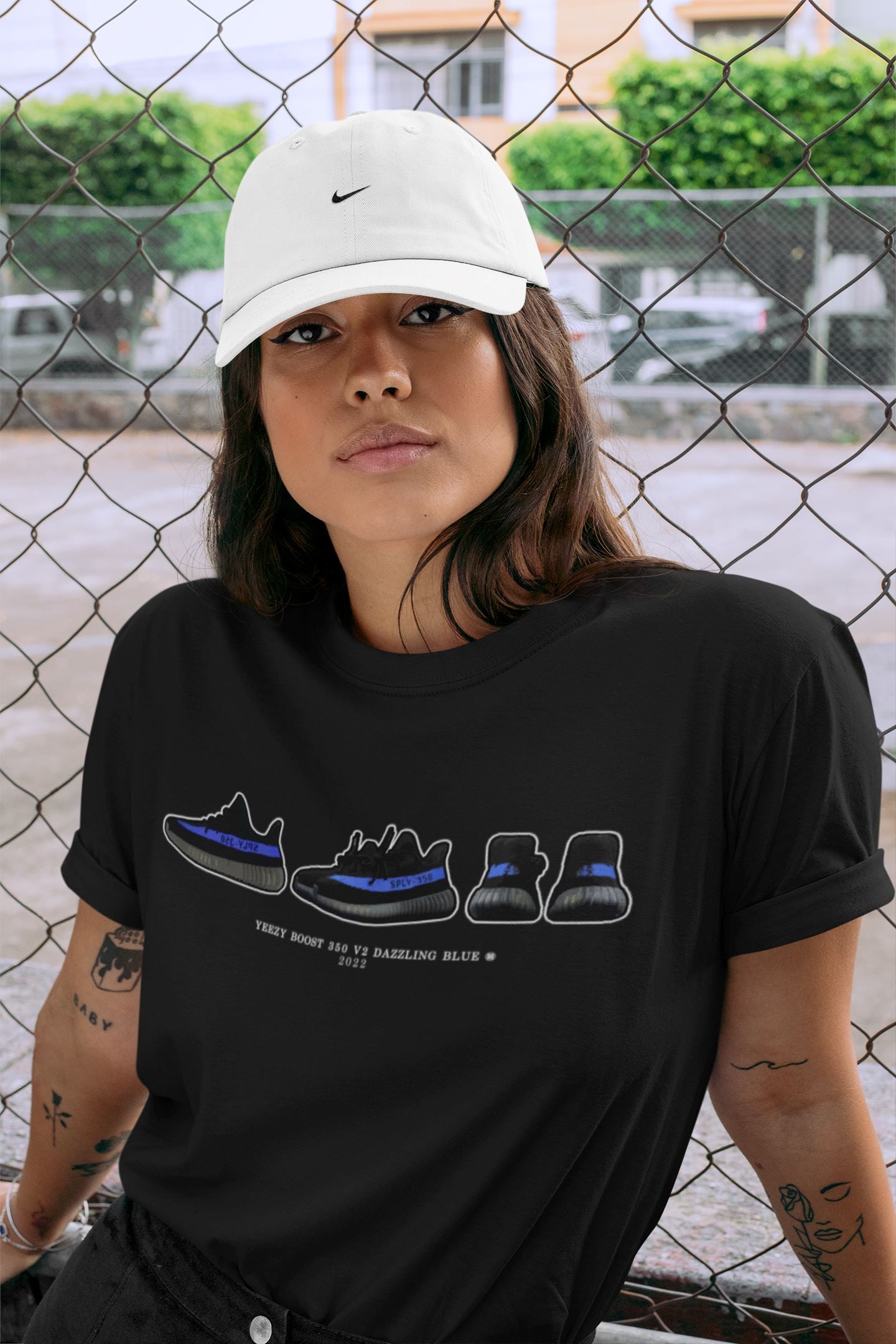 Yeezy 350 Dazzling Blue Shirt To Match Jordans Yeezy Prelude Sneaker Tees Yeezy 350 Dazzling Blue Drip Gear Zone Sneaker Matching Clothing Unisex Shirts