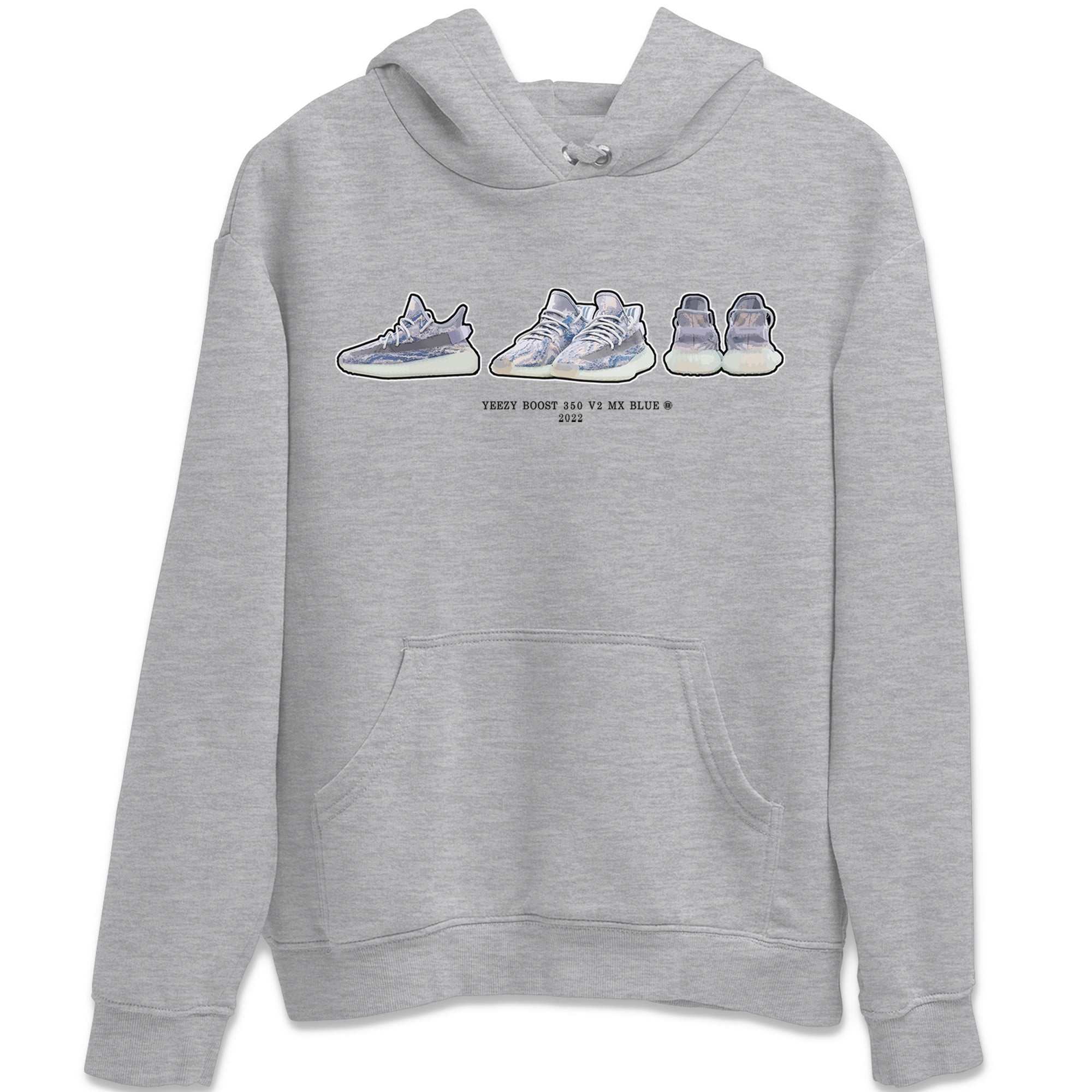 Yeezy 350 MX Blue Shirt To Match Jordans Yeezy Prelude Sneaker Tees Yeezy 350 MX Blue Drip Gear Zone Sneaker Matching Clothing Unisex Shirts