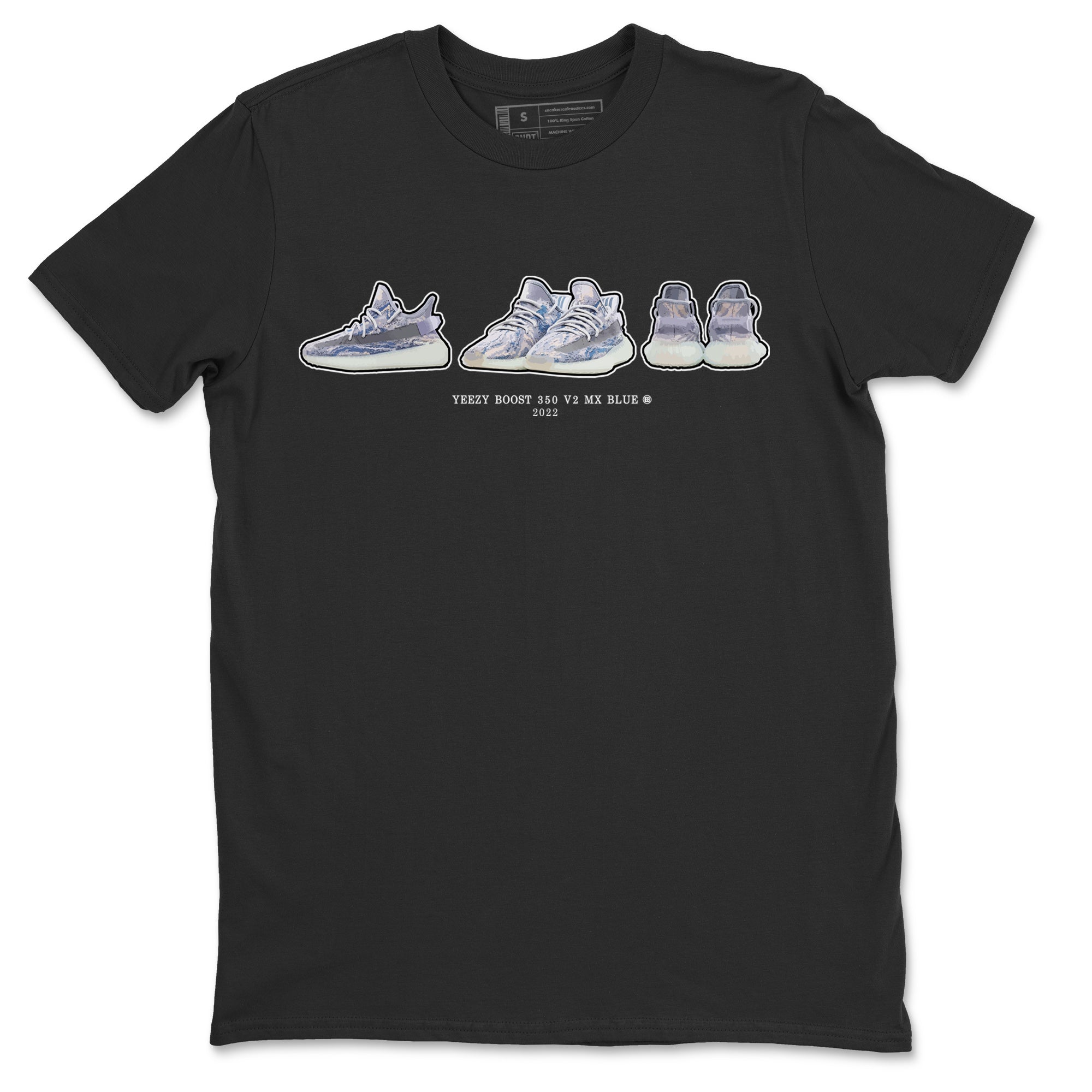 Yeezy 350 MX Blue Shirt To Match Jordans Yeezy Prelude Sneaker Tees Yeezy 350 MX Blue Drip Gear Zone Sneaker Matching Clothing Unisex Shirts
