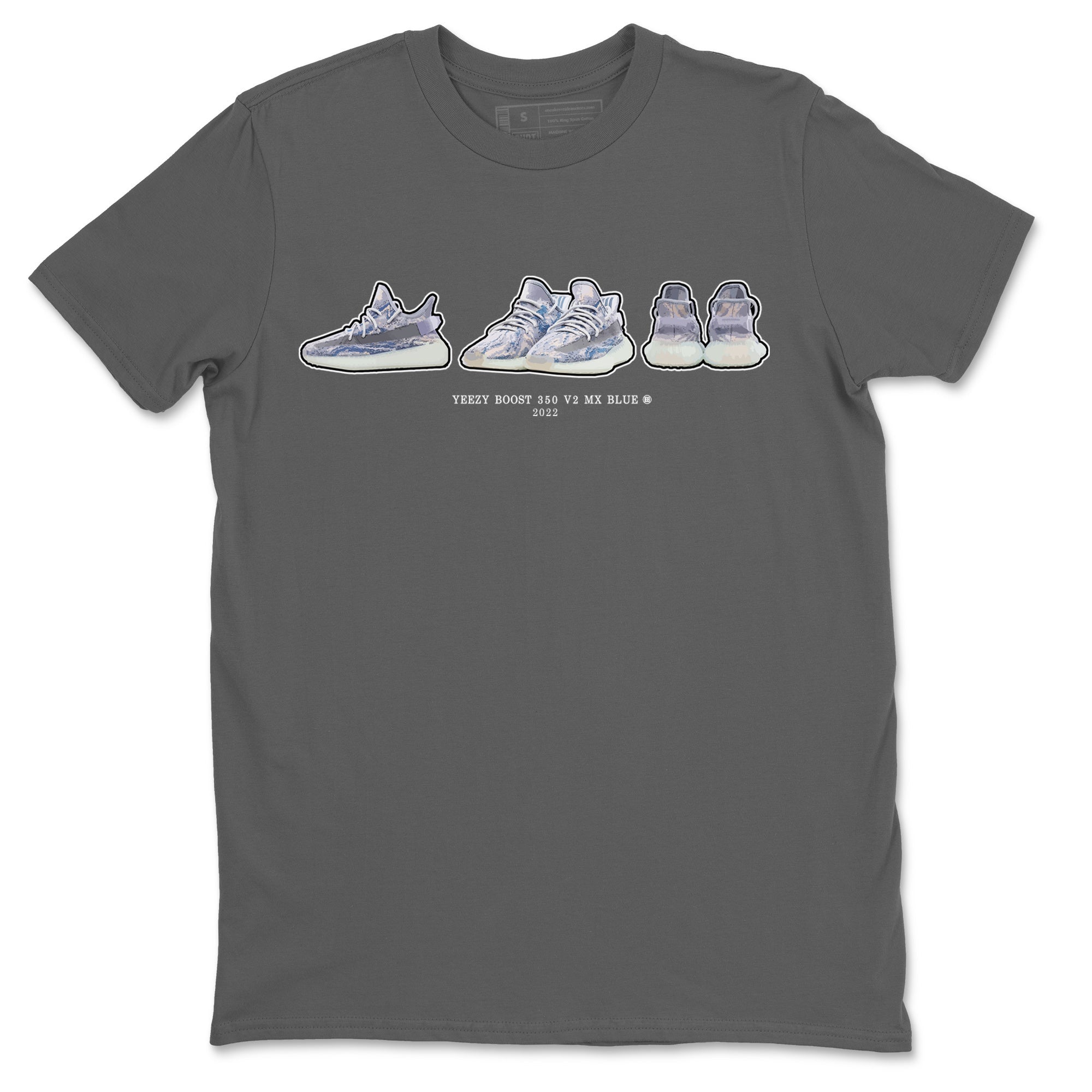Yeezy 350 MX Blue Shirt To Match Jordans Yeezy Prelude Sneaker Tees Yeezy 350 MX Blue Drip Gear Zone Sneaker Matching Clothing Unisex Shirts