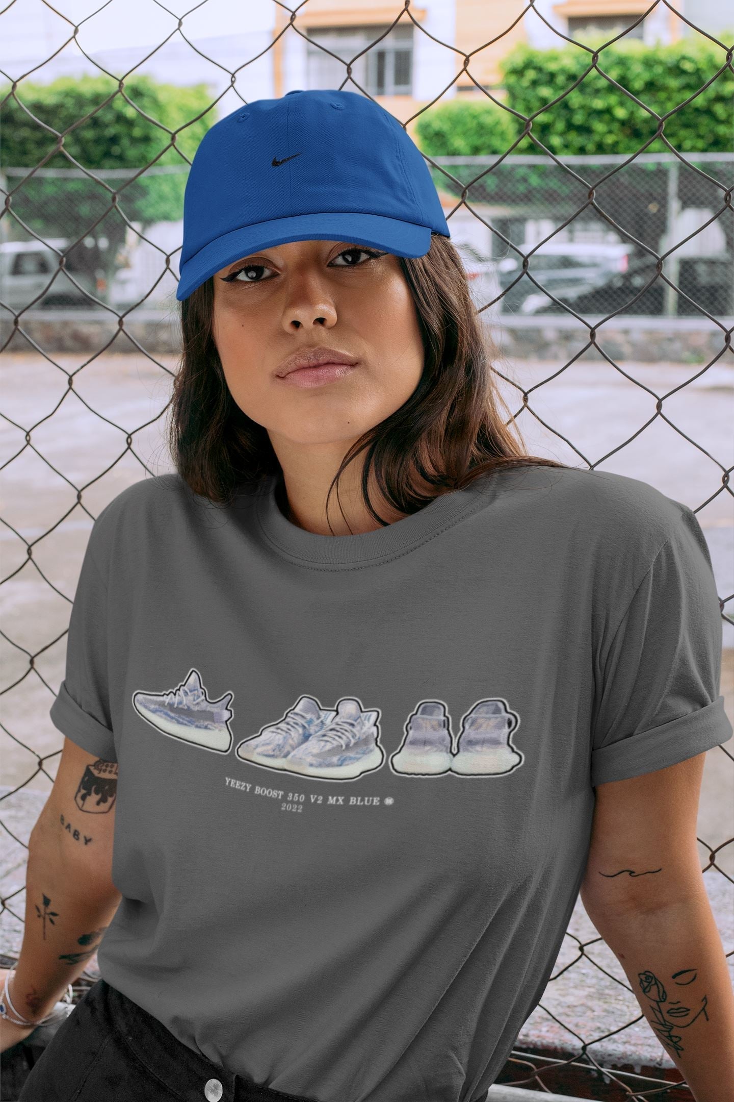 Yeezy 350 MX Blue Shirt To Match Jordans Yeezy Prelude Sneaker Tees Yeezy 350 MX Blue Drip Gear Zone Sneaker Matching Clothing Unisex Shirts
