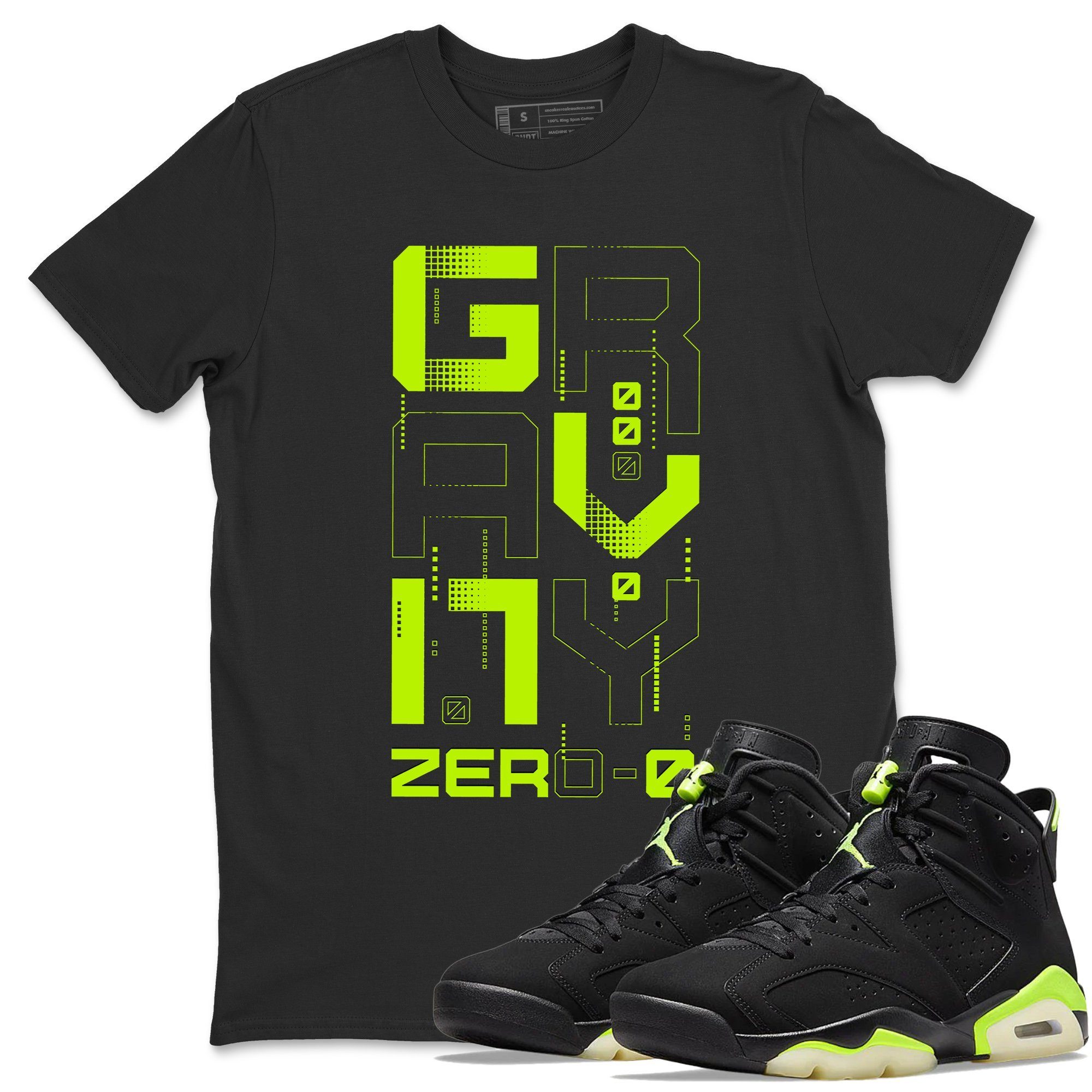 Jordan 6 Electric Green Shirt To Match Jordans Zero Gravity Sneaker Tees Jordan 6 Electric Green Drip Gear Zone Sneaker Matching Clothing Unisex Shirts