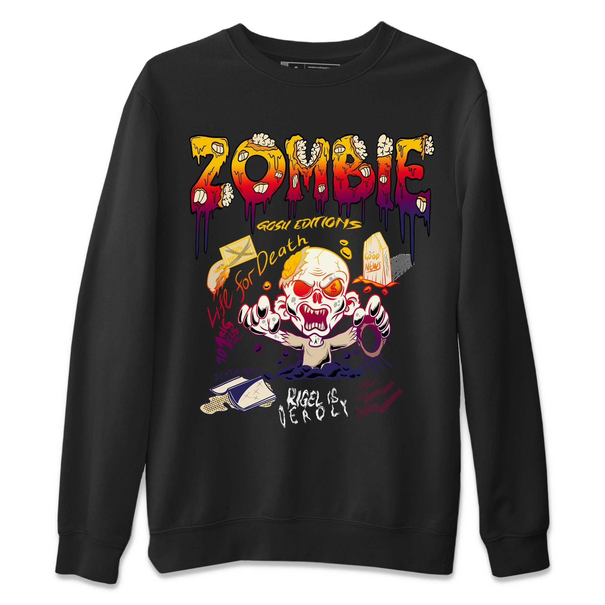 Air Jordan 3 X J Balvin shirt to match jordans Zombie Grave Streetwear Sneaker Shirt Air Jordan 3 X J Balvin Drip Gear Zone Sneaker Matching Clothing LGBT Pride T-Shirt Unisex Black 2 T-Shirt