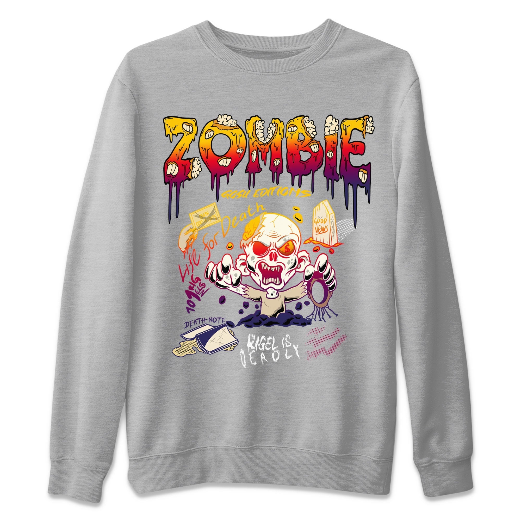 Air Jordan 3 X J Balvin shirt to match jordans Zombie Grave Streetwear Sneaker Shirt Air Jordan 3 X J Balvin Drip Gear Zone Sneaker Matching Clothing LGBT Pride T-Shirt Unisex Heather Grey 2 T-Shirt