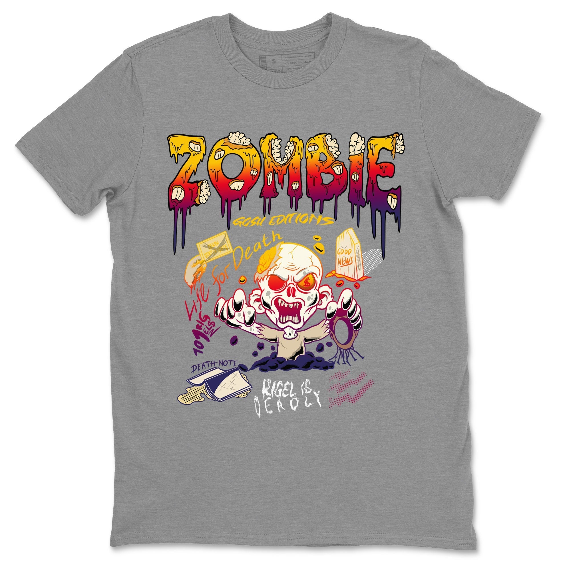 Air Jordan 3 X J Balvin shirt to match jordans Zombie Grave Streetwear Sneaker Shirt Air Jordan 3 X J Balvin Drip Gear Zone Sneaker Matching Clothing LGBT Pride T-Shirt Unisex Heather Grey 2 T-Shirt