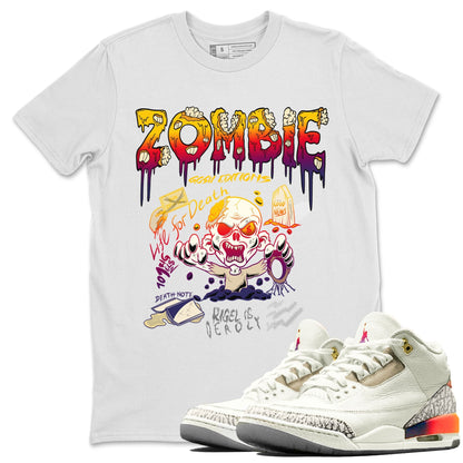 Air Jordan 3 X J Balvin shirt to match jordans Zombie Grave Streetwear Sneaker Shirt Air Jordan 3 X J Balvin Drip Gear Zone Sneaker Matching Clothing LGBT Pride T-Shirt Unisex White 1 T-Shirt