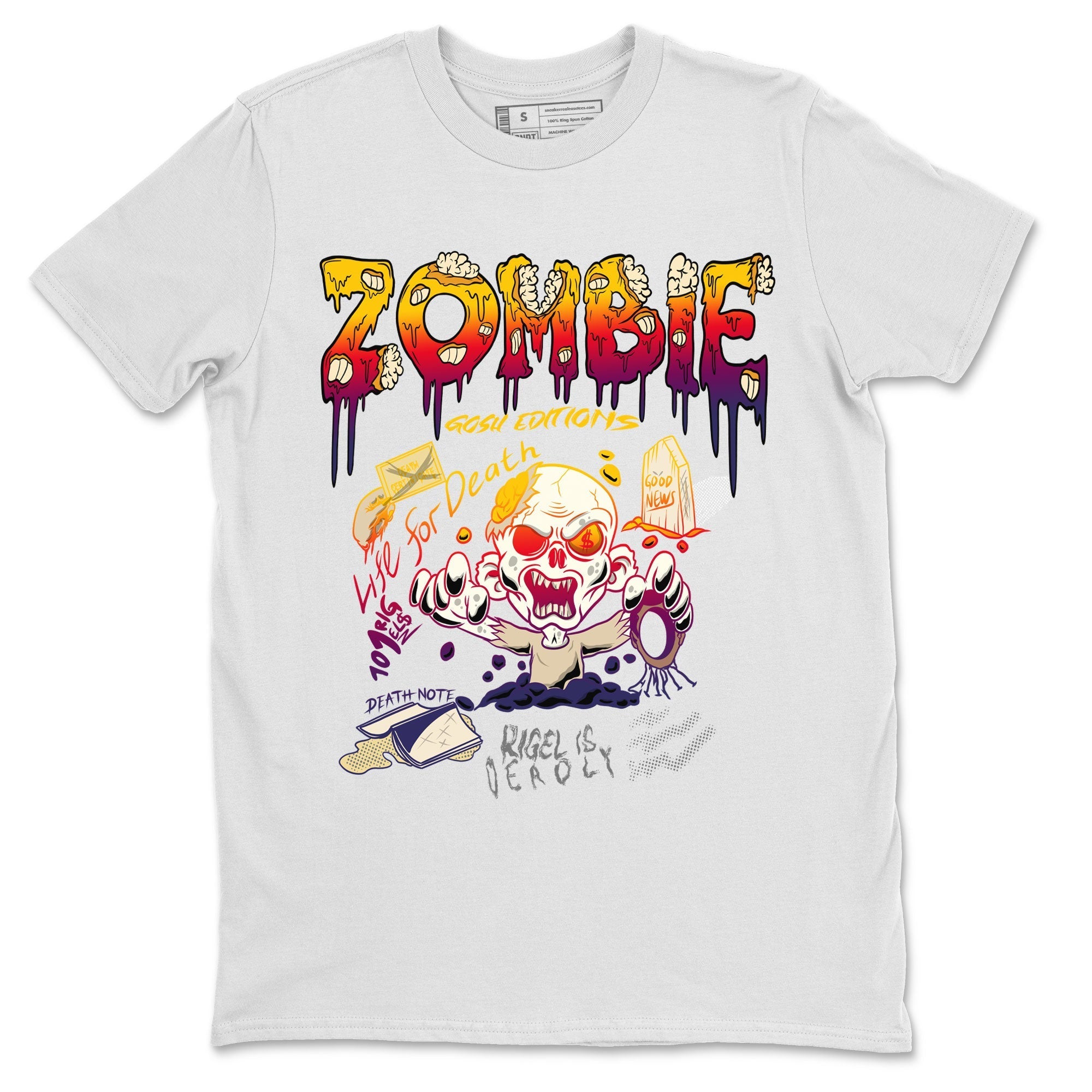 Air Jordan 3 X J Balvin shirt to match jordans Zombie Grave Streetwear Sneaker Shirt Air Jordan 3 X J Balvin Drip Gear Zone Sneaker Matching Clothing LGBT Pride T-Shirt Unisex White 2 T-Shirt